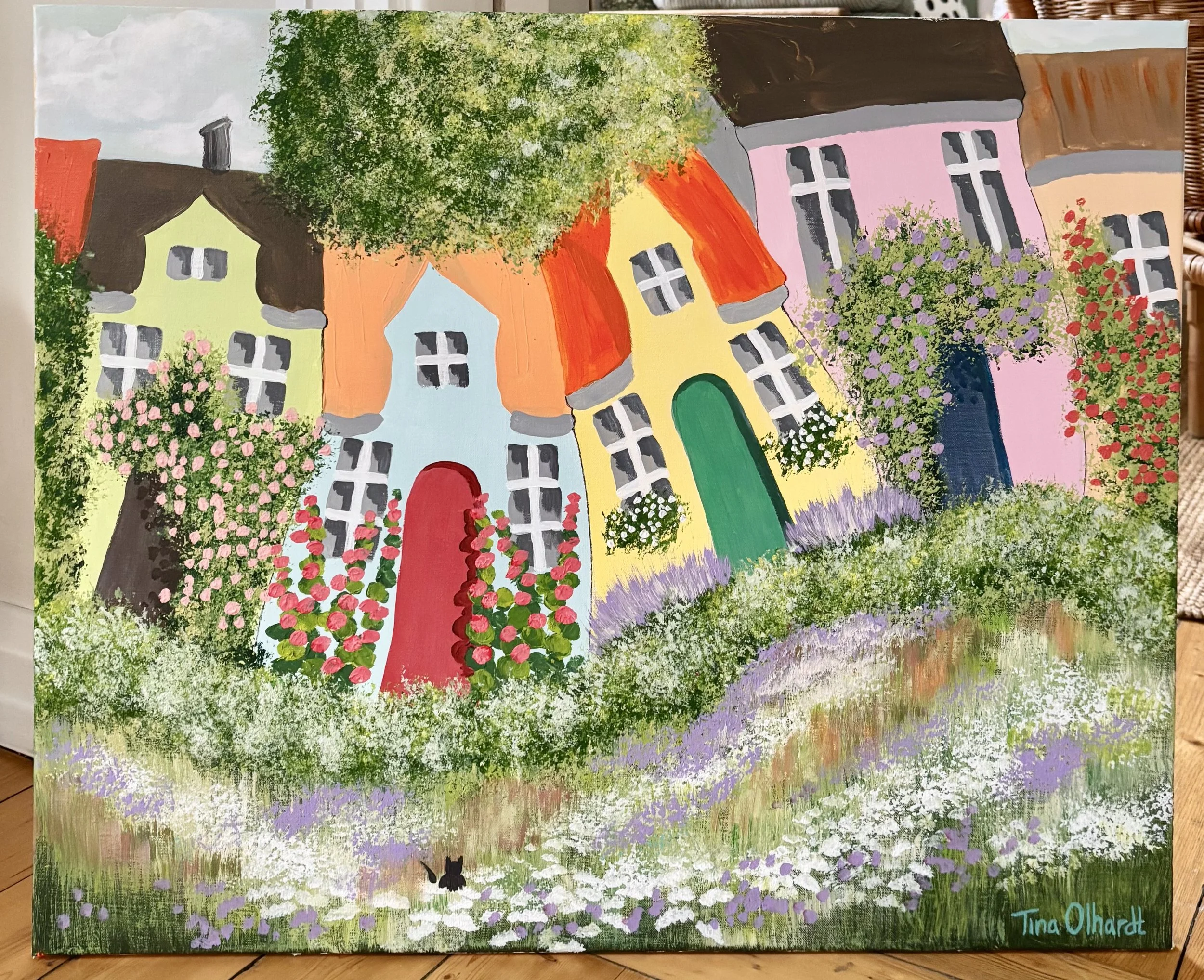 Snea hus - Upp och ner