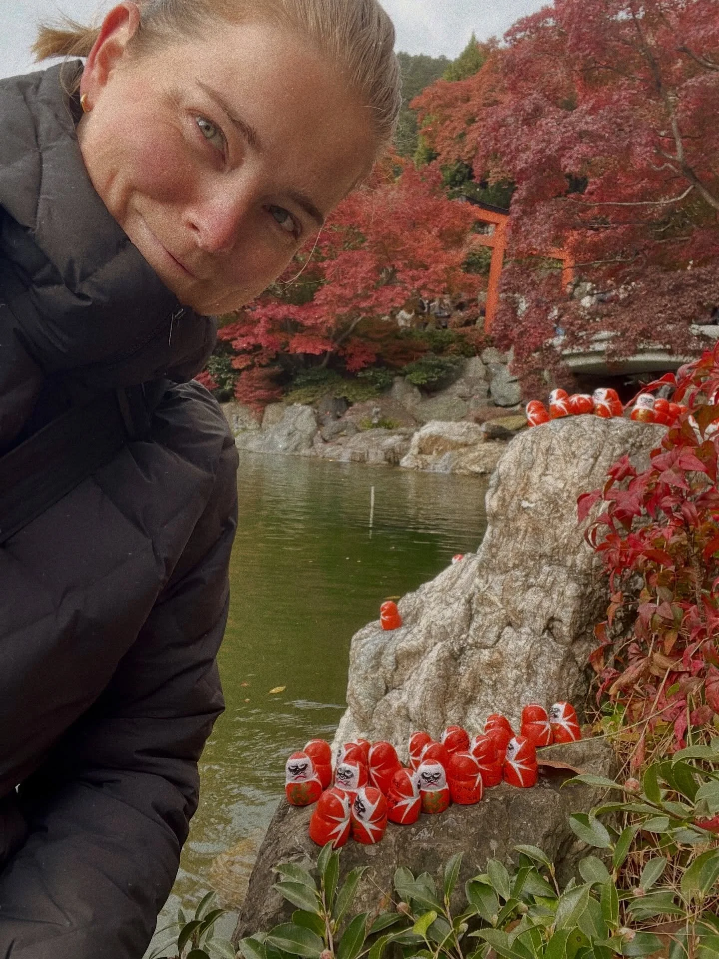 Back in Japan, stepping into the deeply spiritual atmosphere of Katsuō-ji Temple 🏯✨ 
This sacred place feels alive with intention and belief. The countless Daruma figures scattered throughout the grounds each carry someone&rsquo;s wish, a silent pra