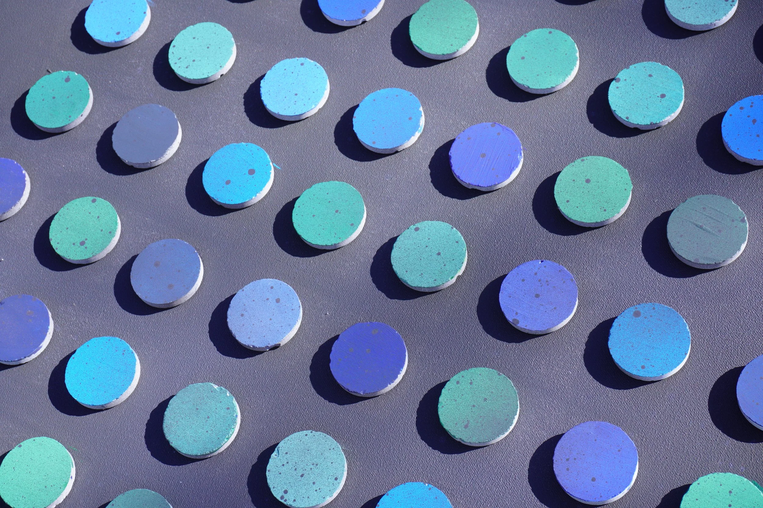 Cuadro. Ritmo y materia. 2025.