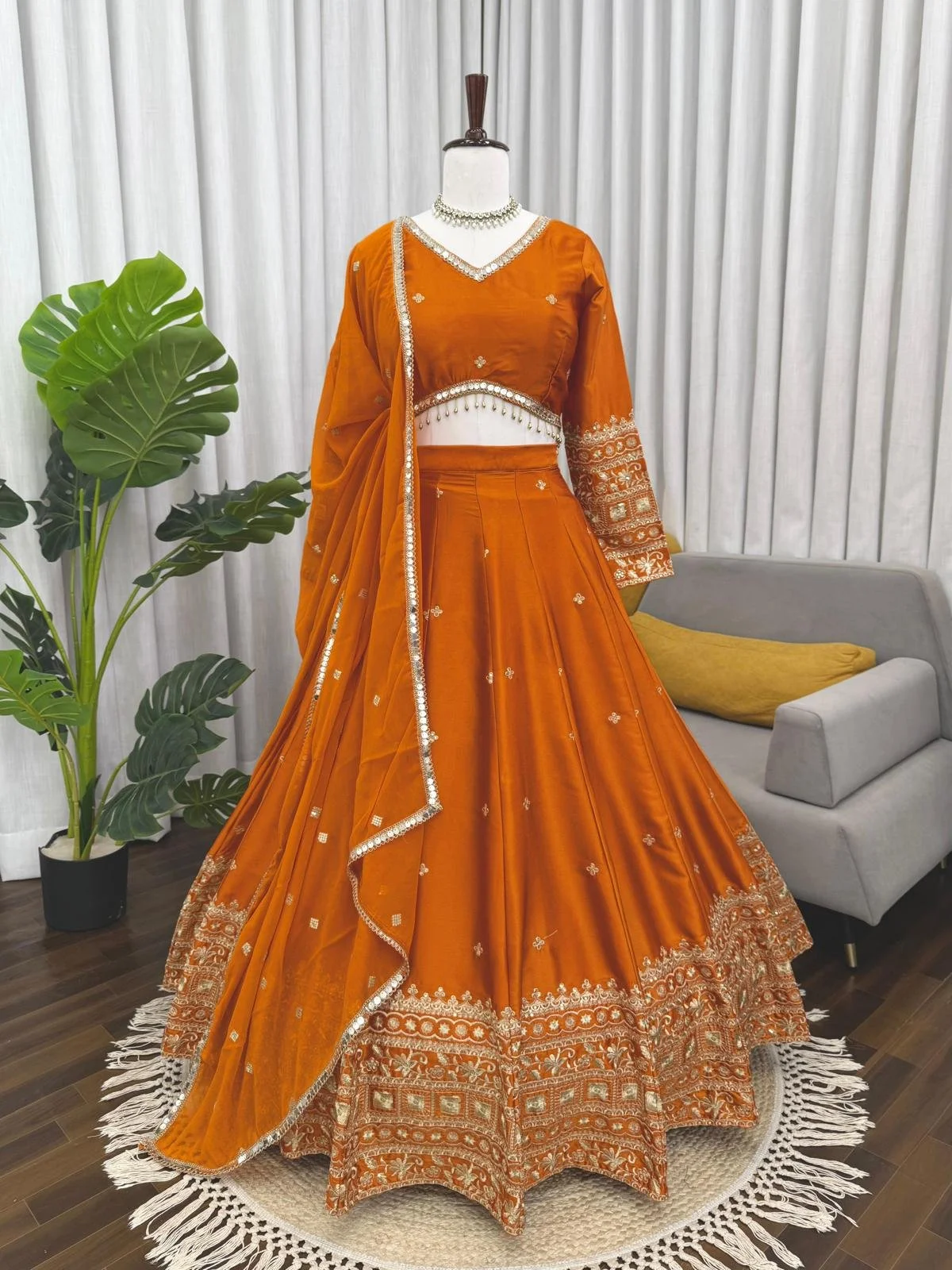Kesari Aura Lehenga Set