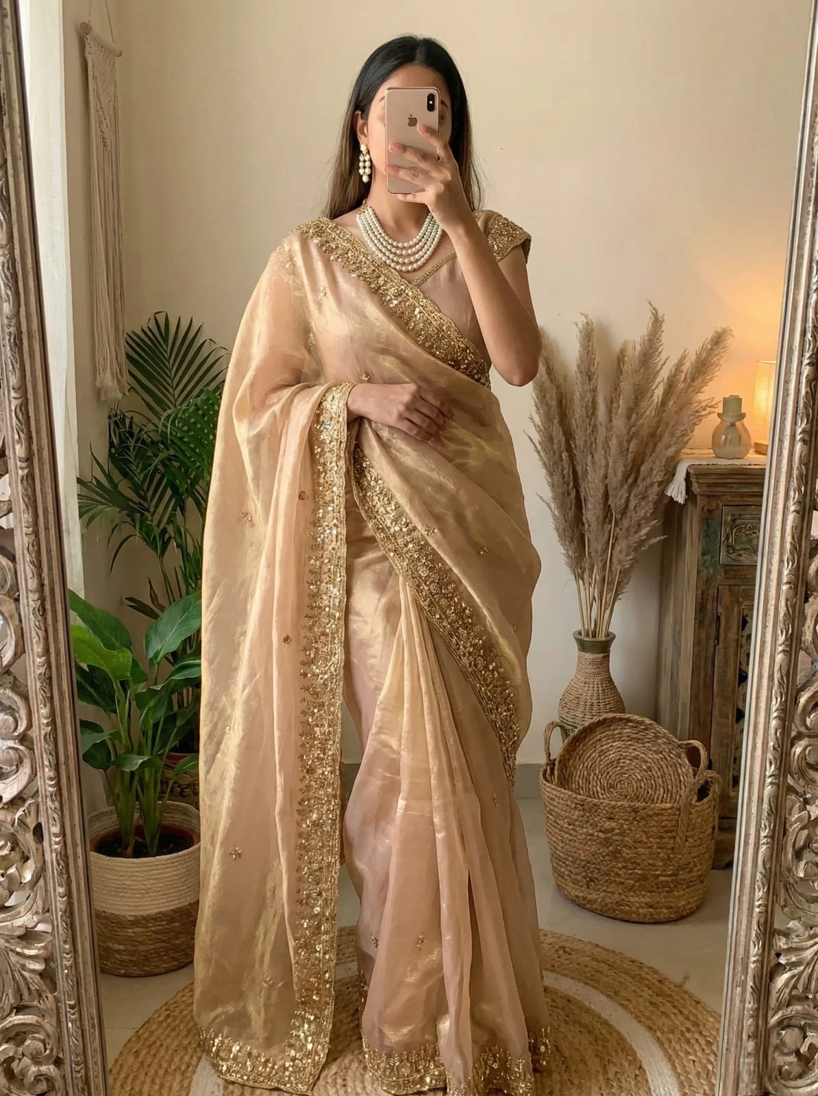 Joya Royale Satin Saree