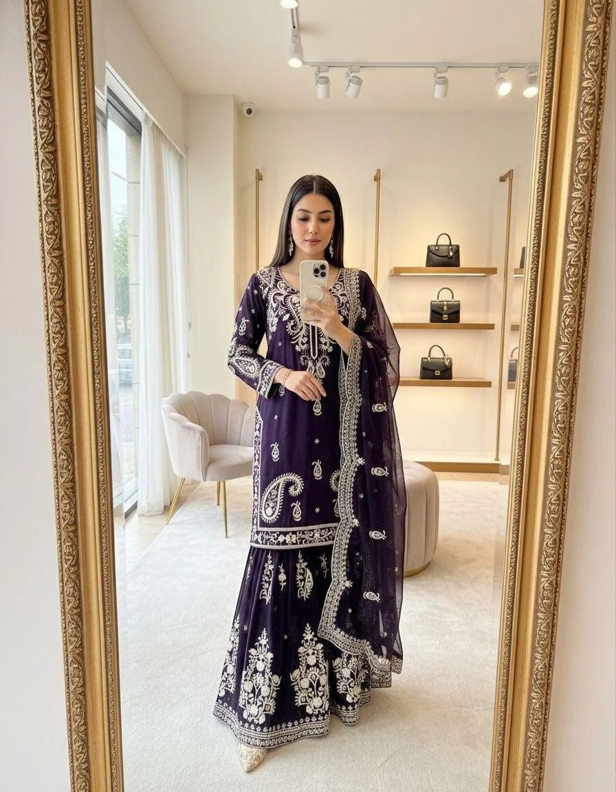 Aarini Glam Sharara Set