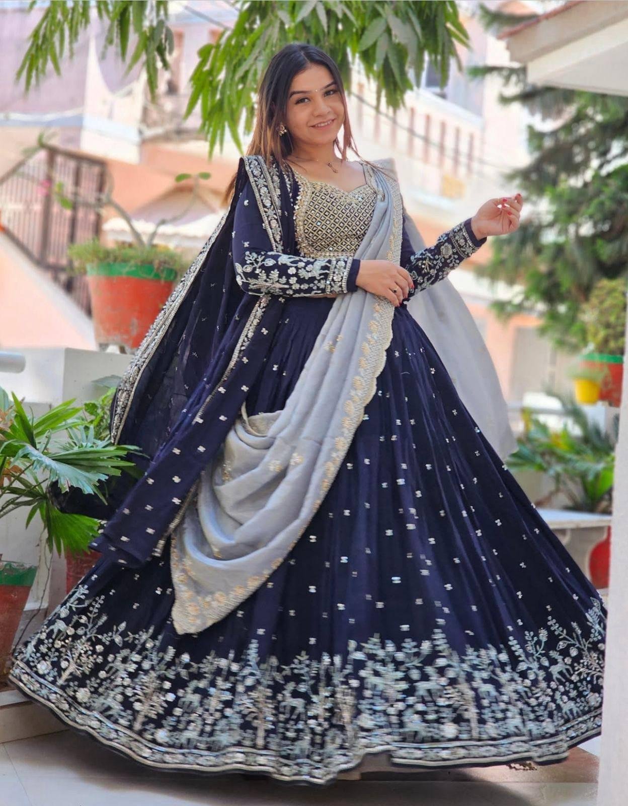 Aarohi Sequin Grace Lehenga Set