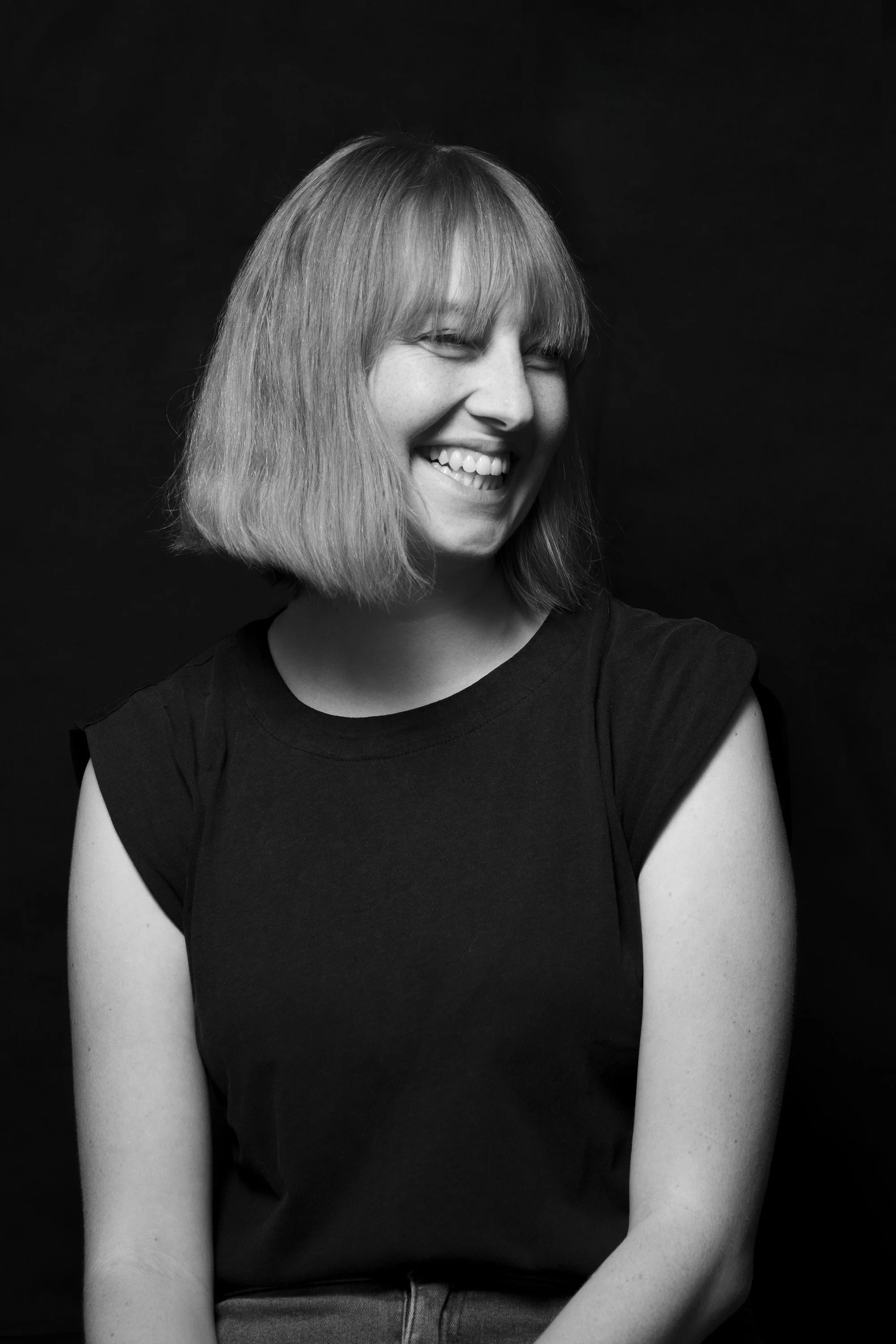 Portrait Lisa lachen