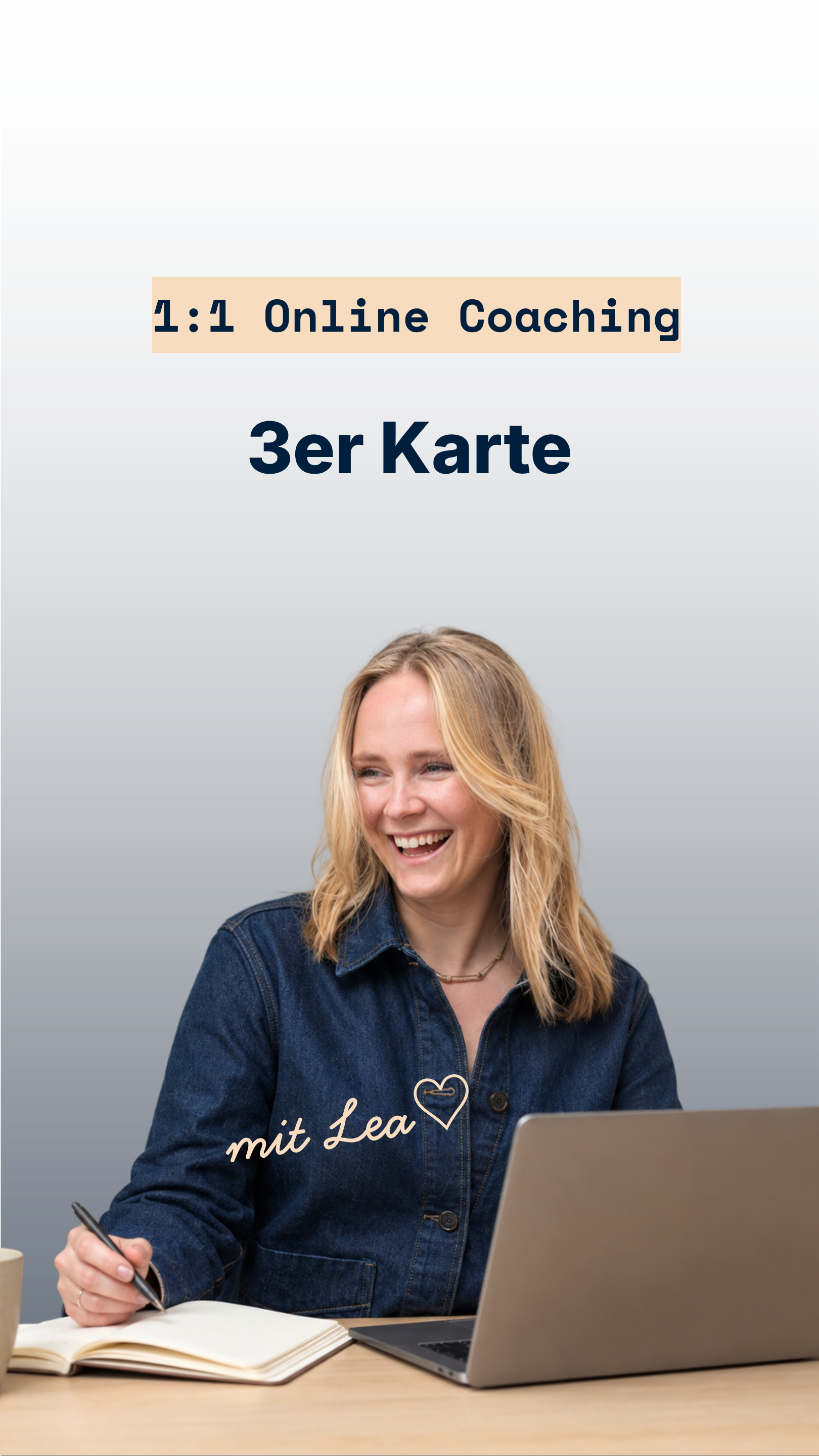 1:1 Online Coaching 3er Karte