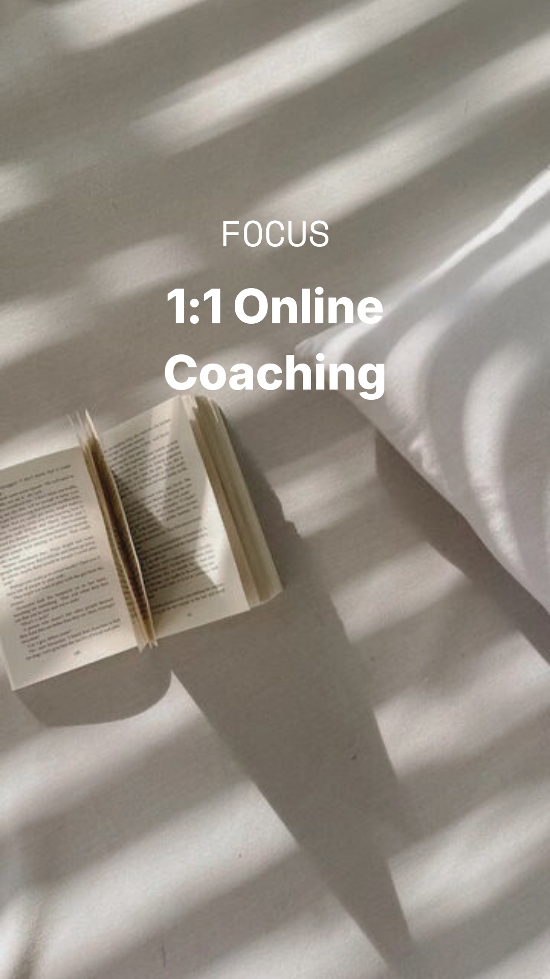 1:1 Online Coaching FOCUS