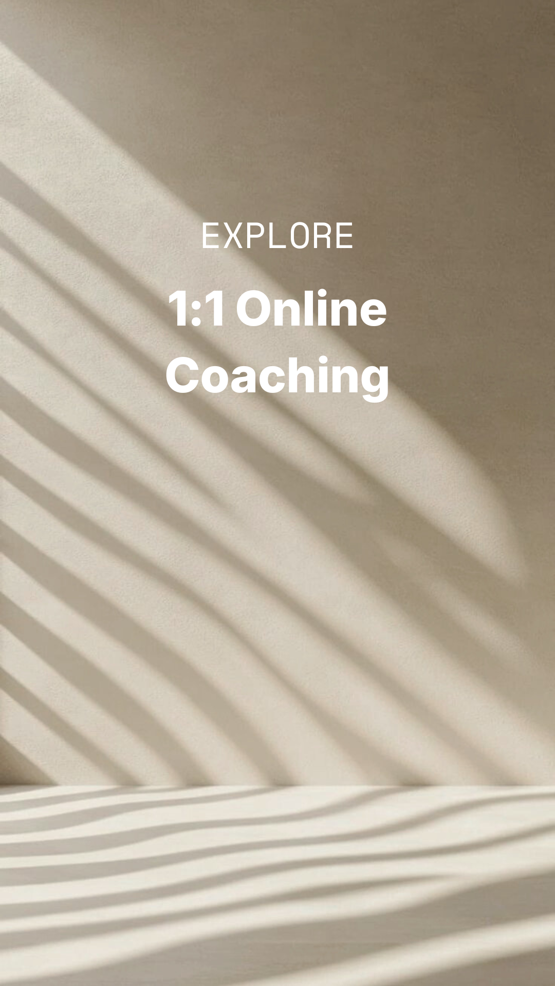 1:1 Online Coaching EXPLORE