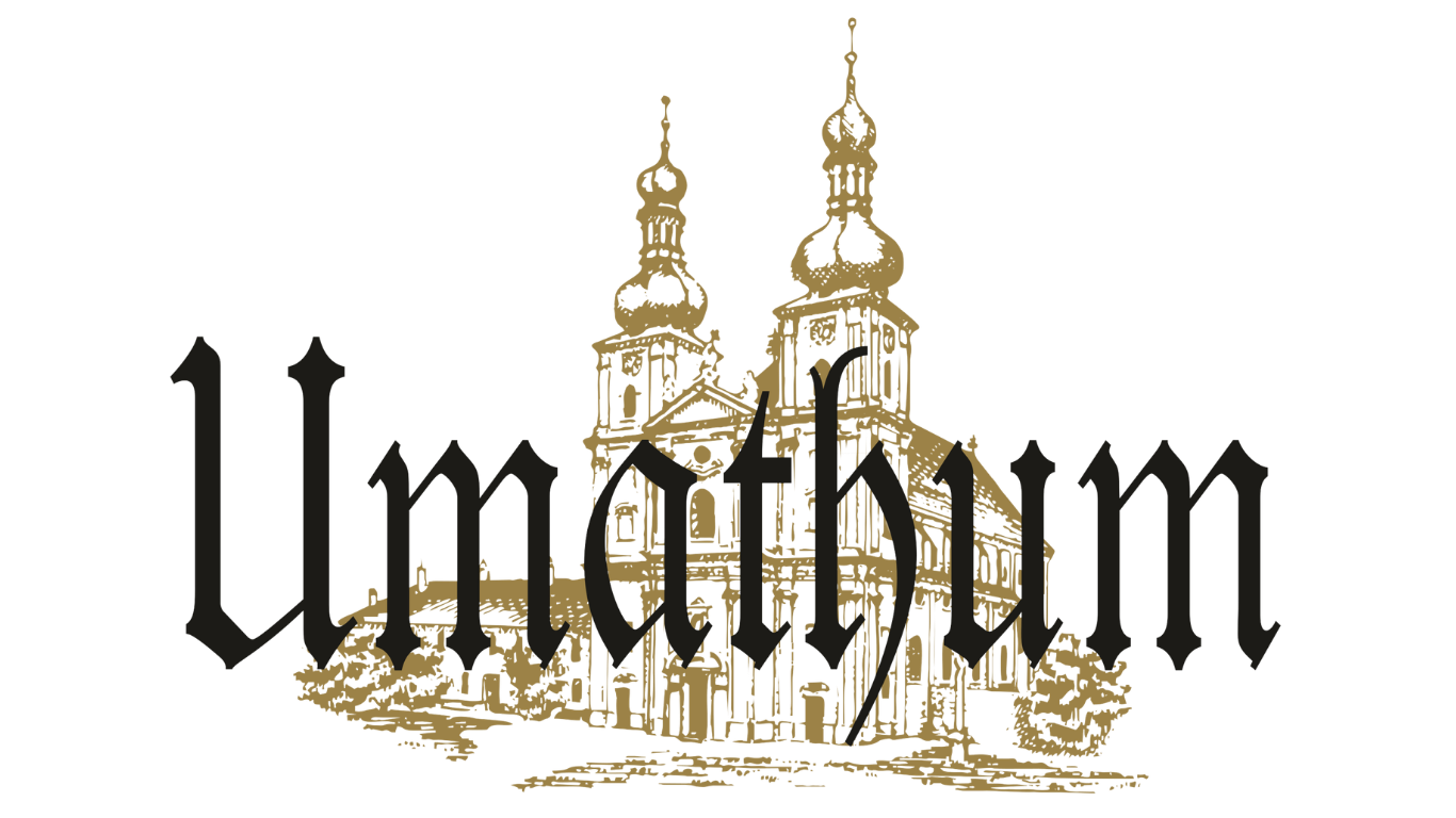 Linzer Dom, eine historische Kirche mit zwei Zwiebeltürmen, dargestellt in Gold auf schwarzem Hintergrund, mit dem Wort 'Linz' in gotischer Schrift darüber.