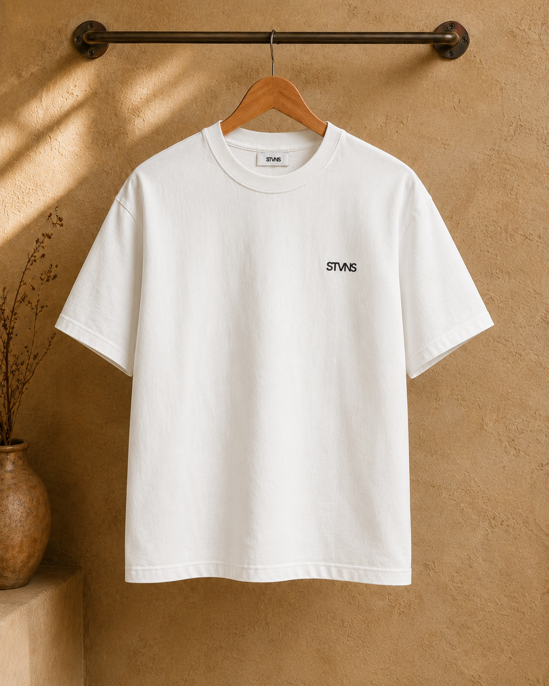 DROP 001 Tee — Crisp White