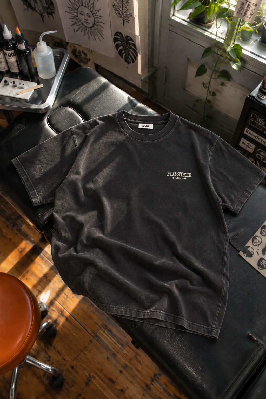 Charcoal STVNS tee, tattoo studio.png