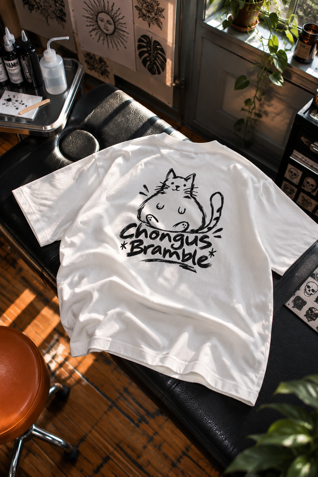 Chongus Bramble Tattoo Studio Tee.png