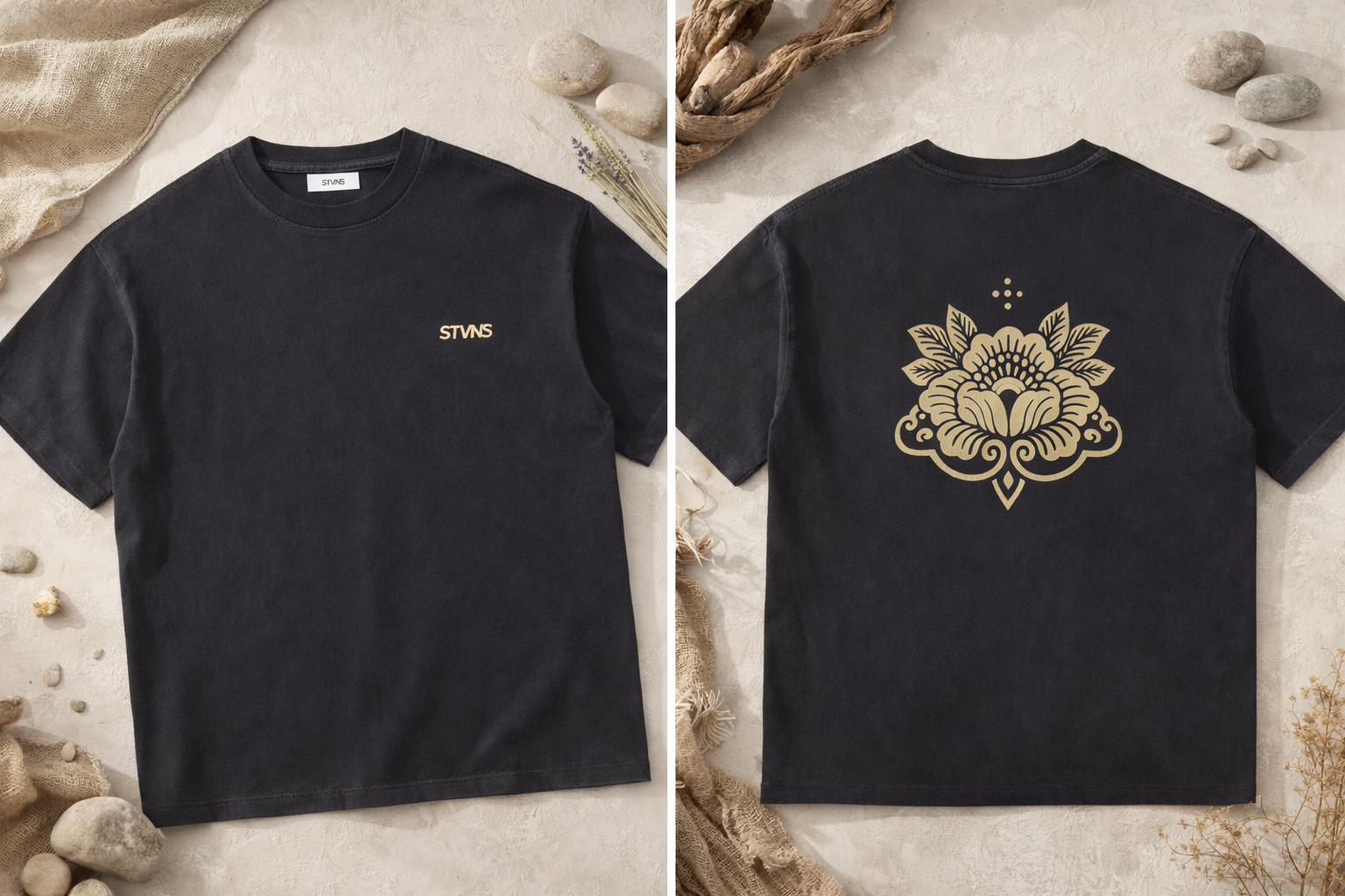 The Essential Tee - Ink Black