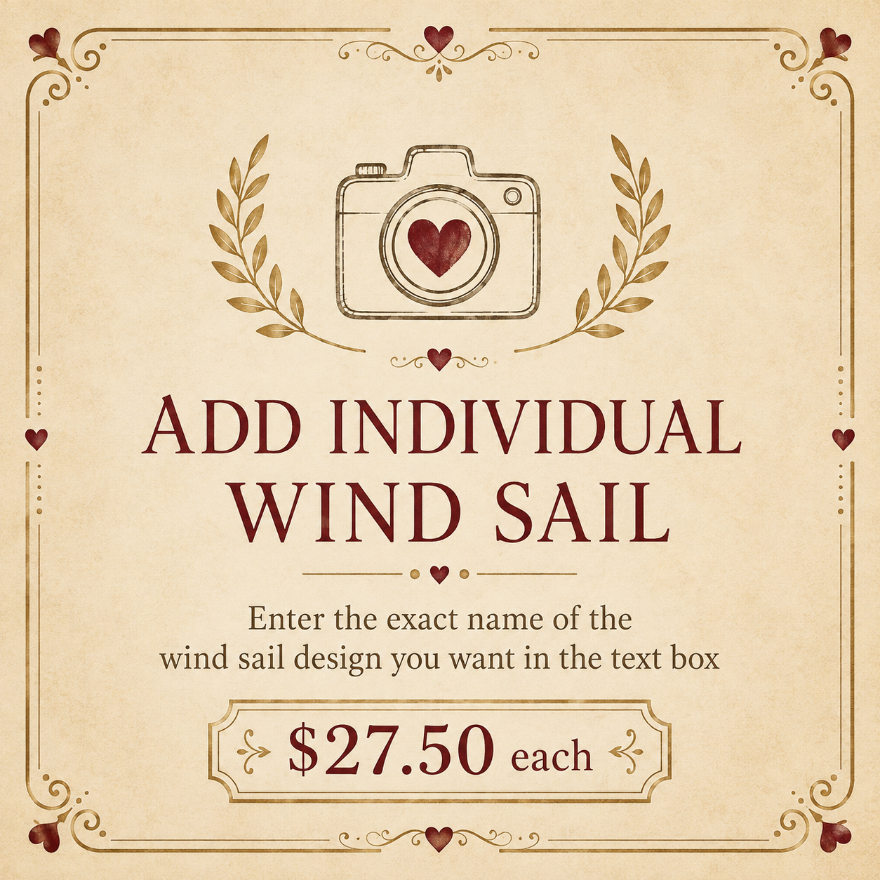 Add Individual Wind Sail