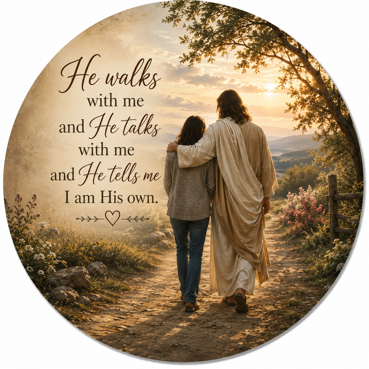 He Walks With Me