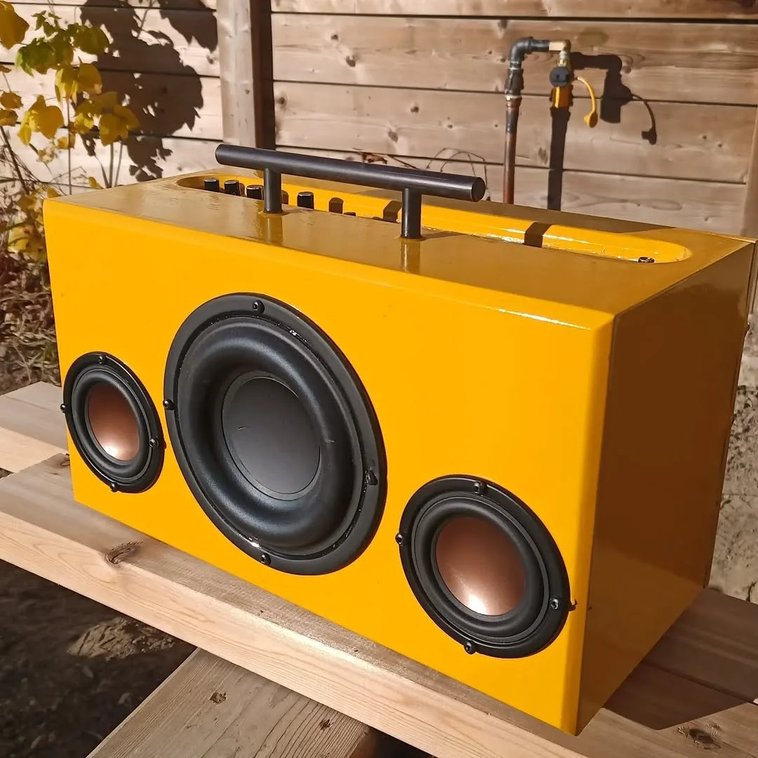 Custom portable sound system. Made in Canada