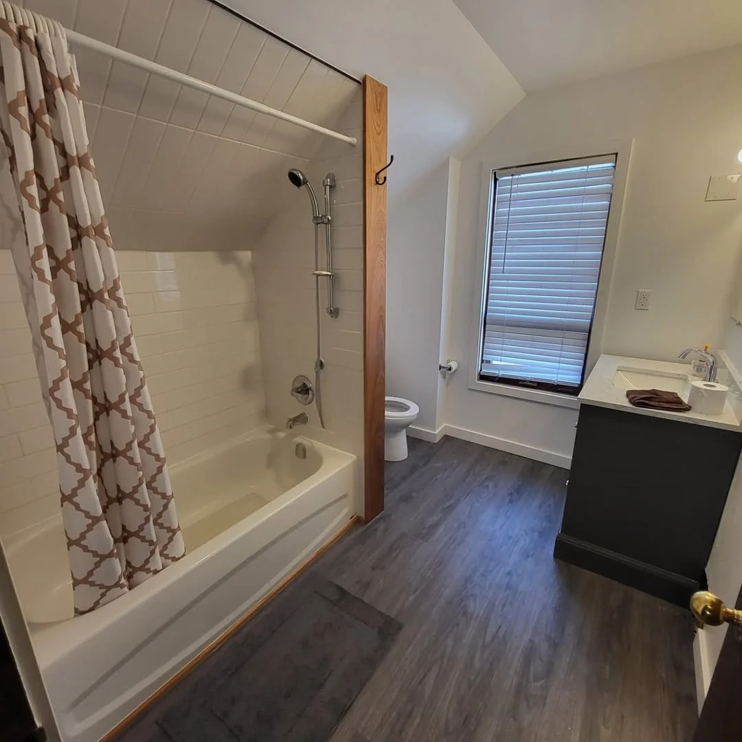 Caswell Bathroom Renovation. 110 Year old House