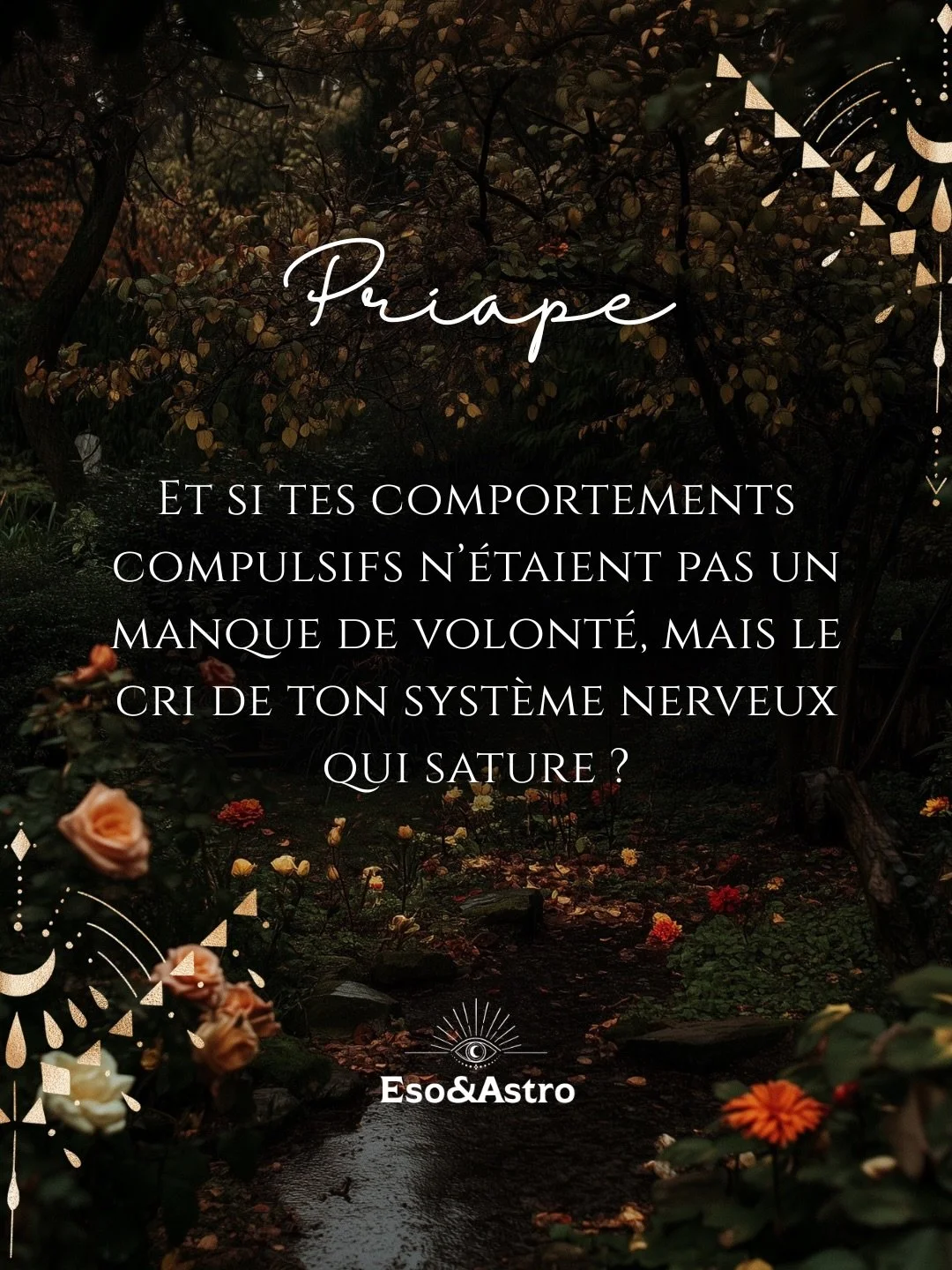 On parle souvent de la lumi&egrave;re et de l&rsquo;ombre, mais on oublie souvent le poids de la compensation.

Ton Priape est l&rsquo;endroit o&ugrave; tu perds le contr&ocirc;le. C&rsquo;est ton refuge archa&iuml;que, celui que tu utilises quand ta