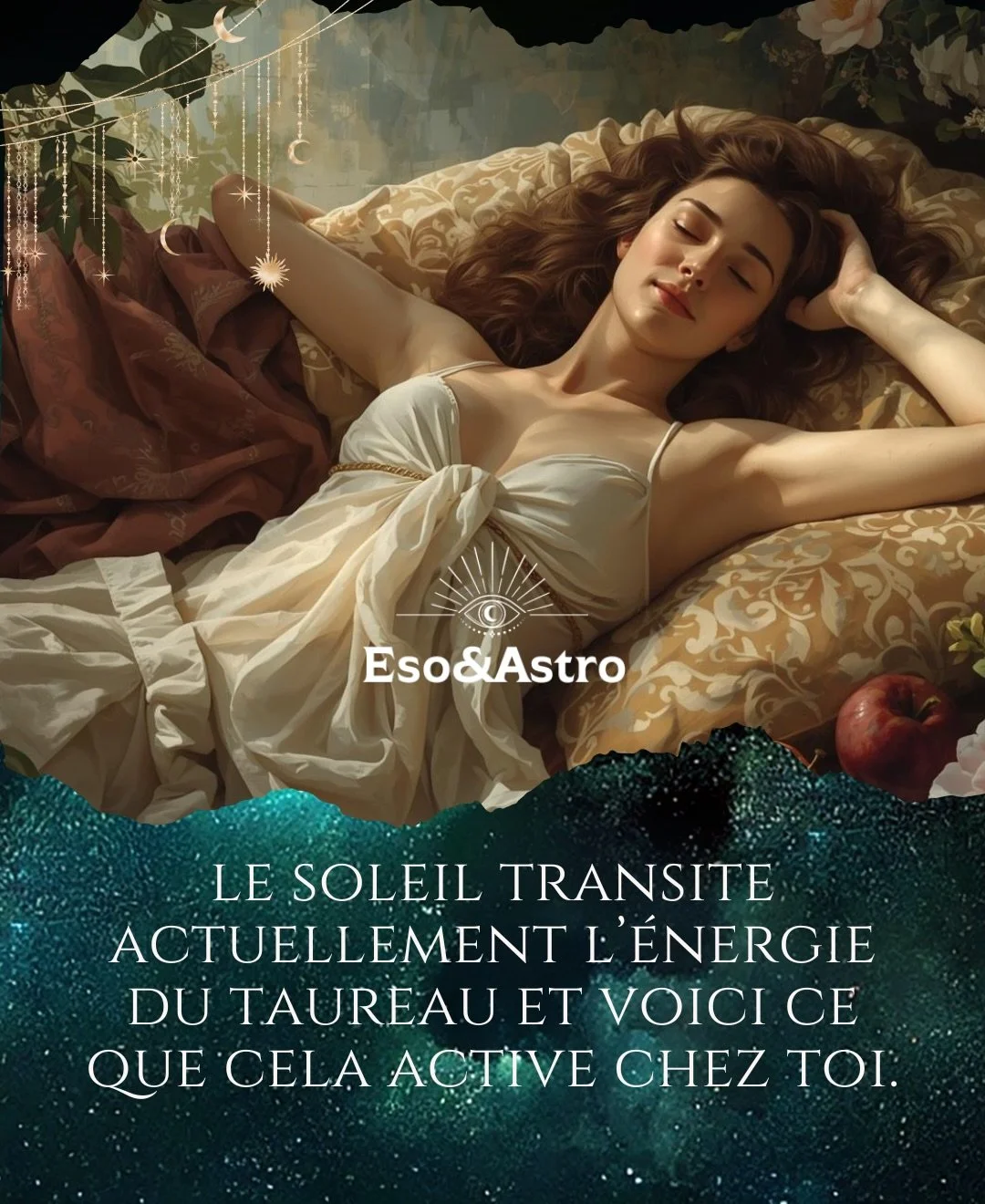 Apr&egrave;s le feu, la terre. 🌿✨
La saison du Taureau nous invite &agrave; sortir de la spiritualit&eacute; d&eacute;sincarn&eacute;e. Il est temps d&rsquo;arr&ecirc;ter de croire que manifester &eacute;quivaut &agrave; &eacute;crire une lettre au 