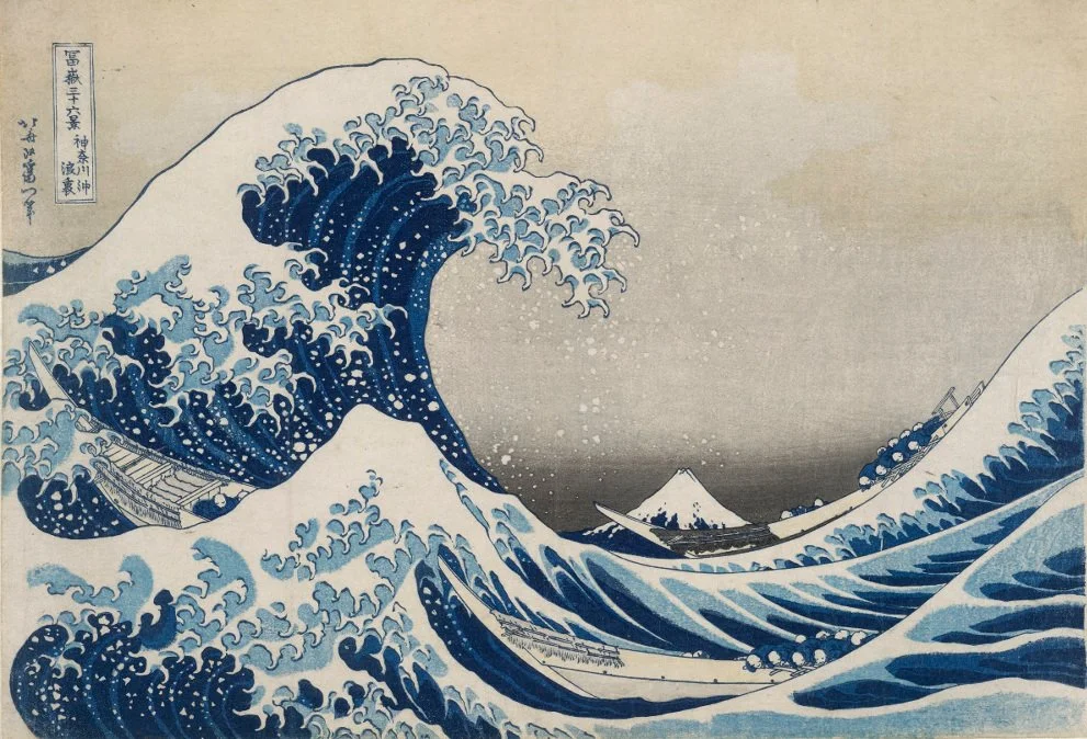 The Great Wave off Kanagawa by Hokusai