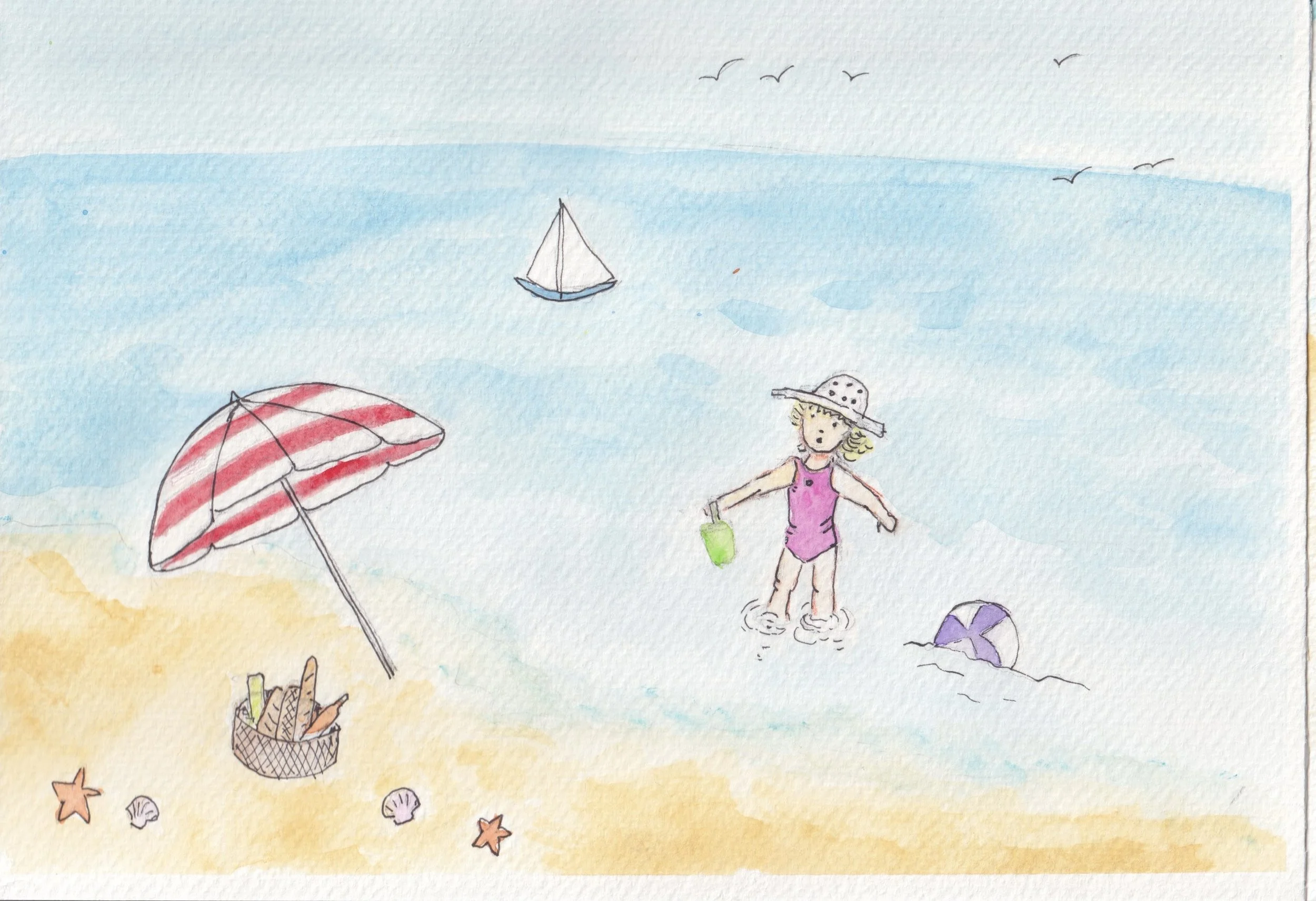 seaside pink costume & a hat.jpeg