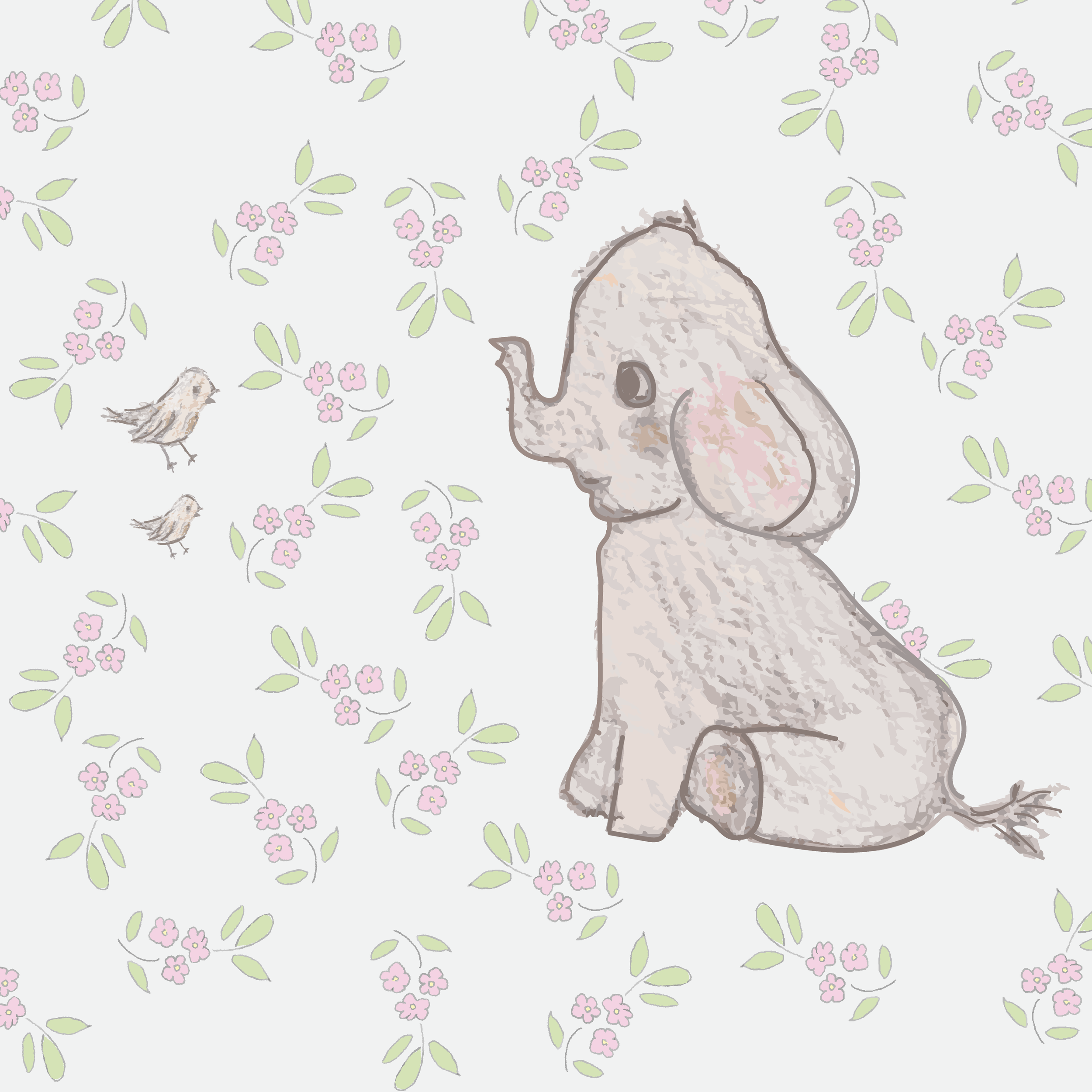 Birds and Elephant with flowers.png
