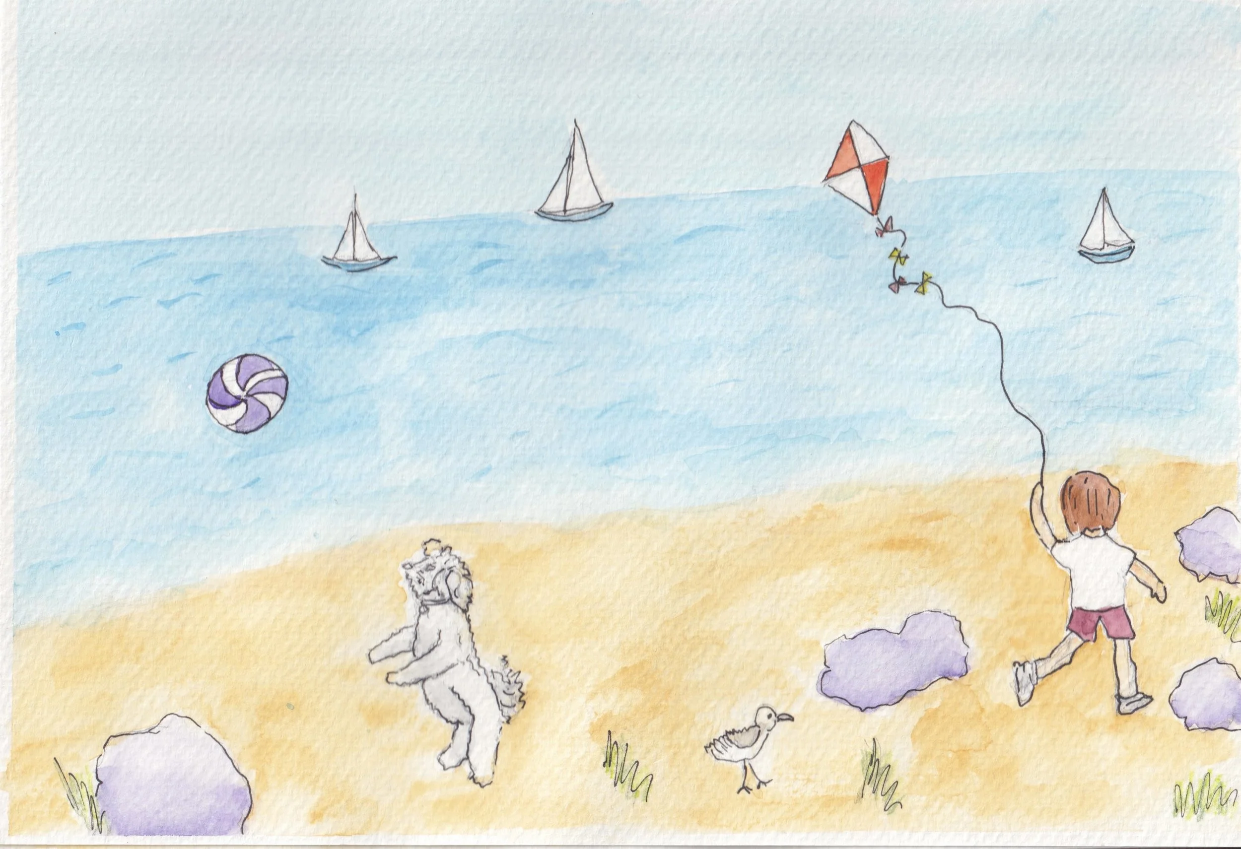 seaside Daisy&ball, boy&kite.jpeg