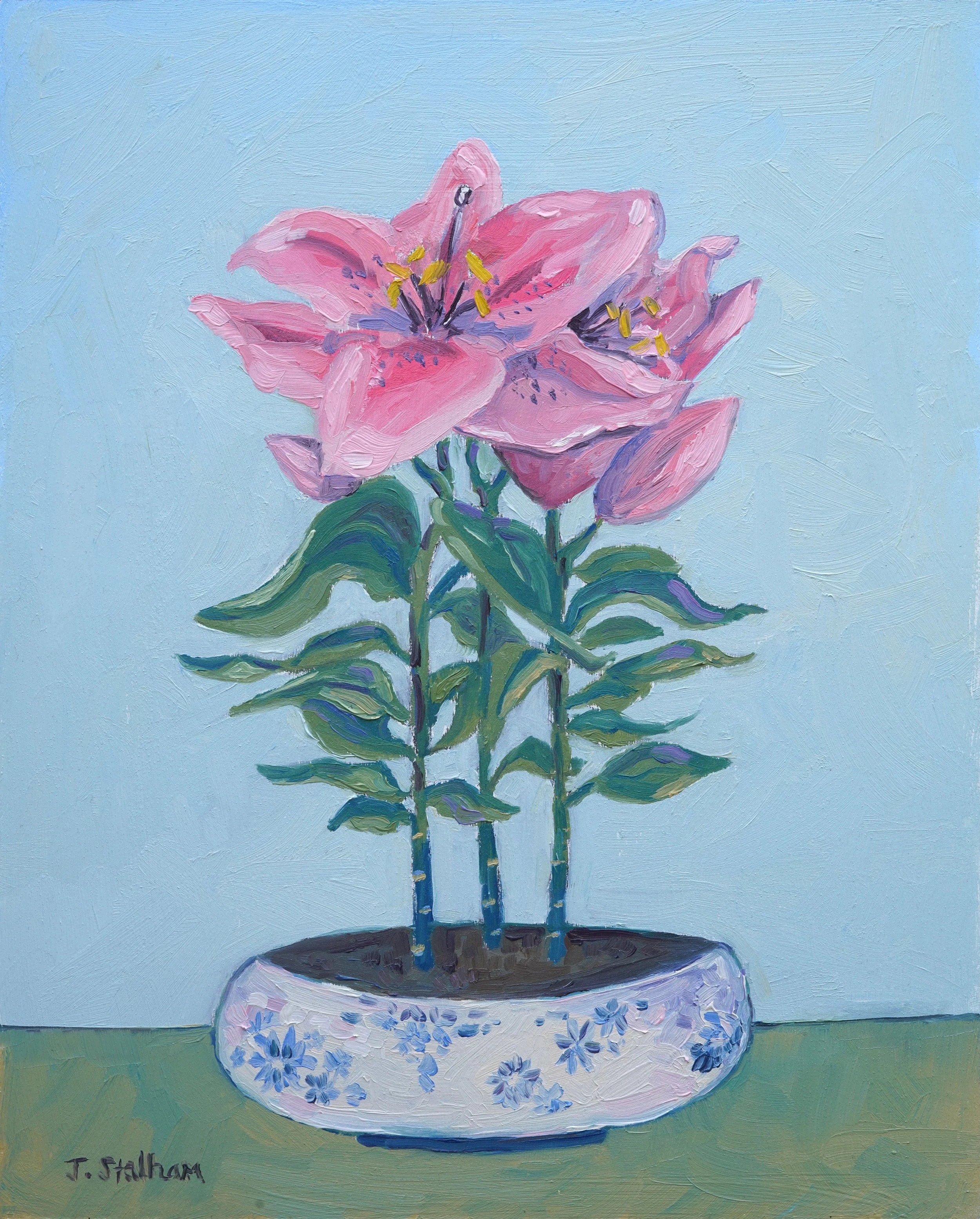 Pink Lilies