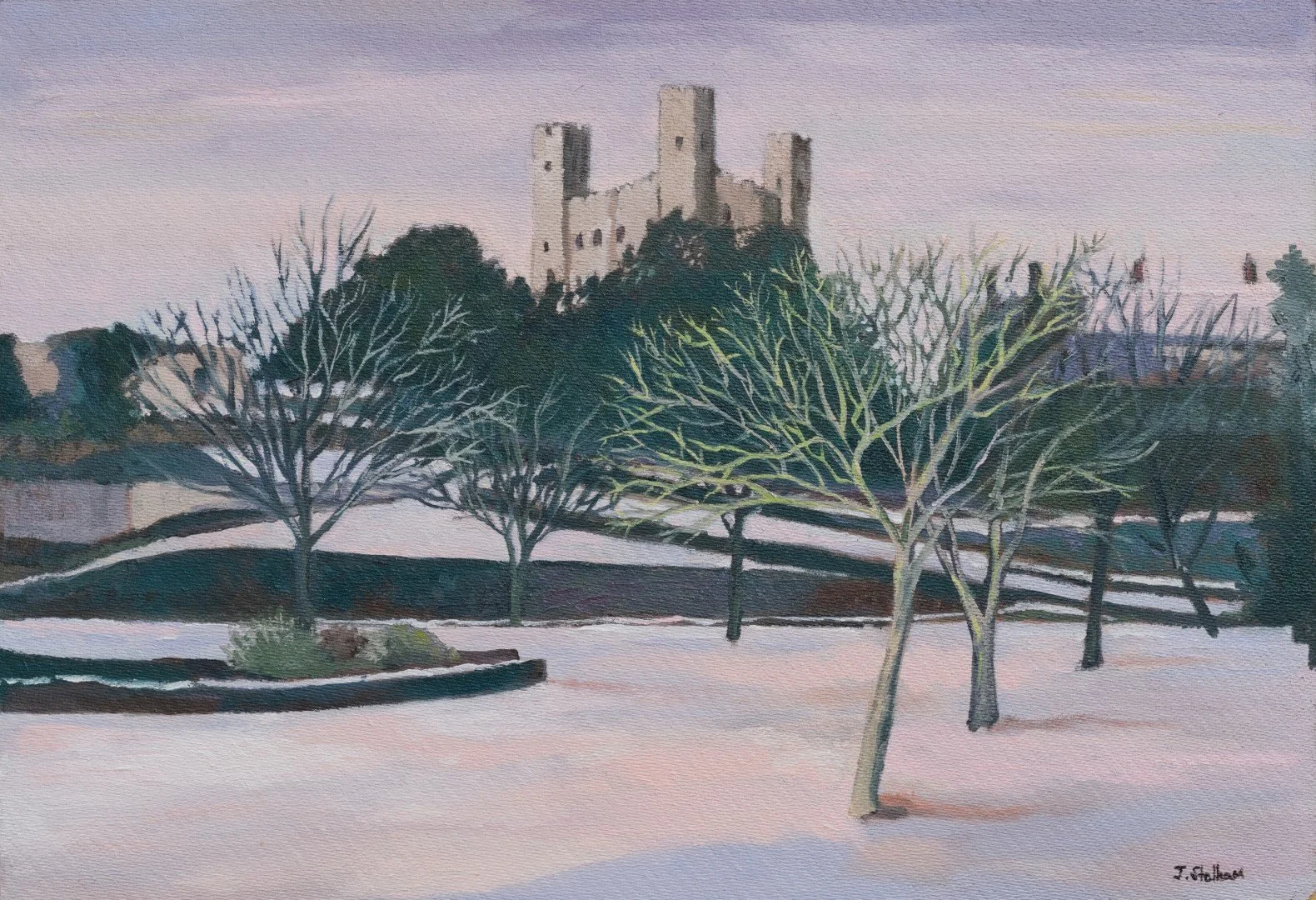 A Winter's Day on the Esplanade - Rochester