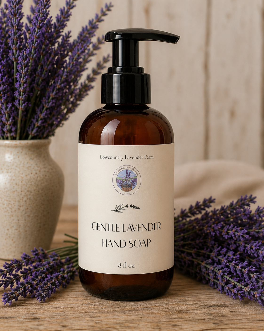 Gentle Lavender Hand Soap – Handmade | Lowcountry Lavender Farm