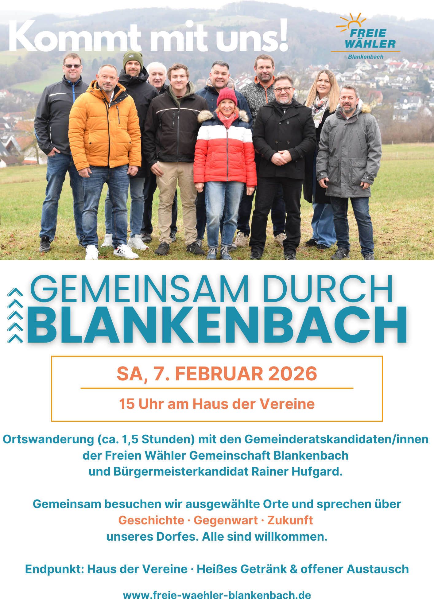Termin: Sa, 07.02.26 Gemeinsam durch Blankenbach