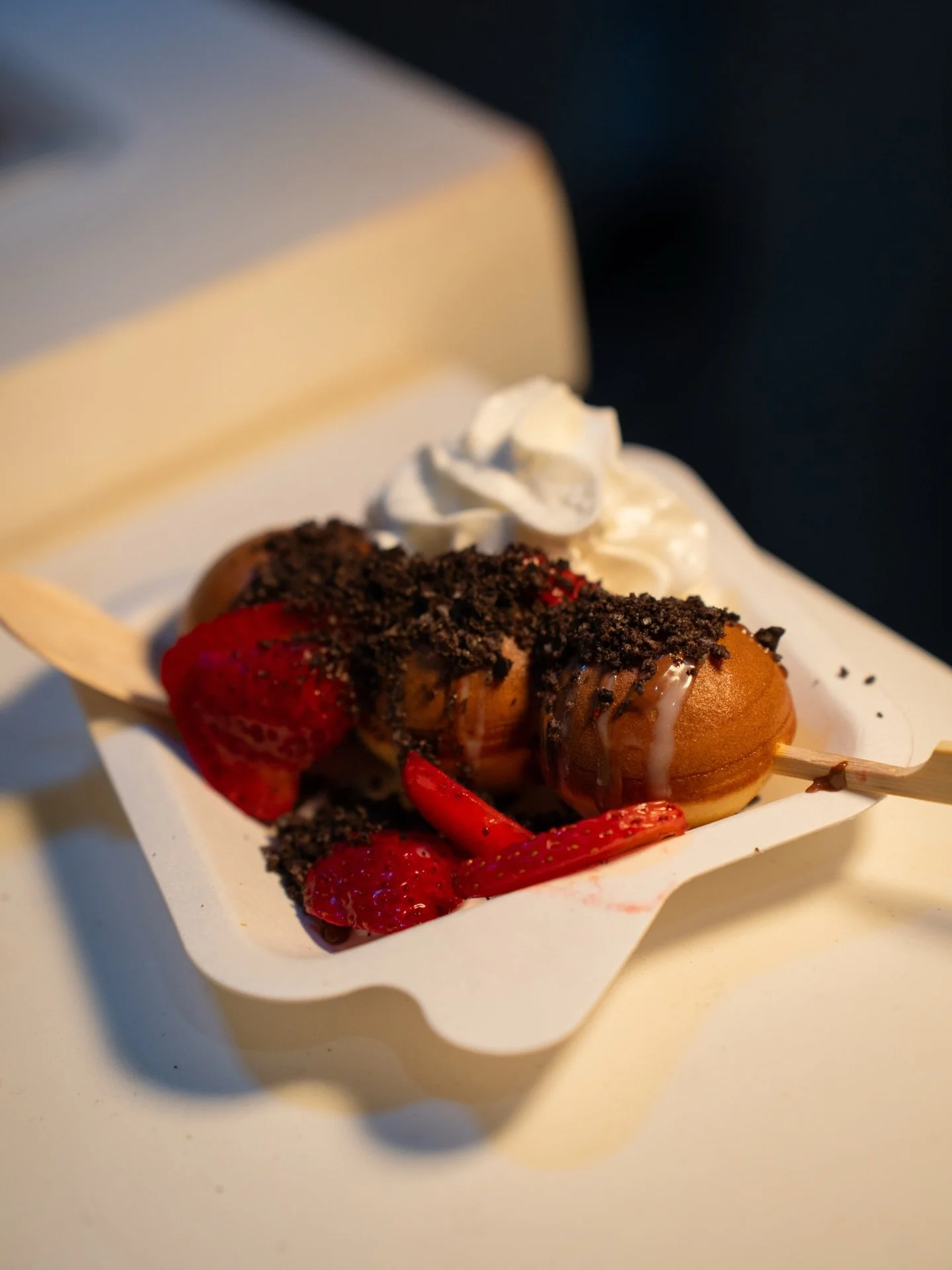 The secret to a memorable afterparty? Serve food nobody expects.
@getfocused2026 Afterparty &mdash; we brought bubble waffles and elote to the table (literally) and watched people lose their minds. The best part is the photos say everything.
This is 