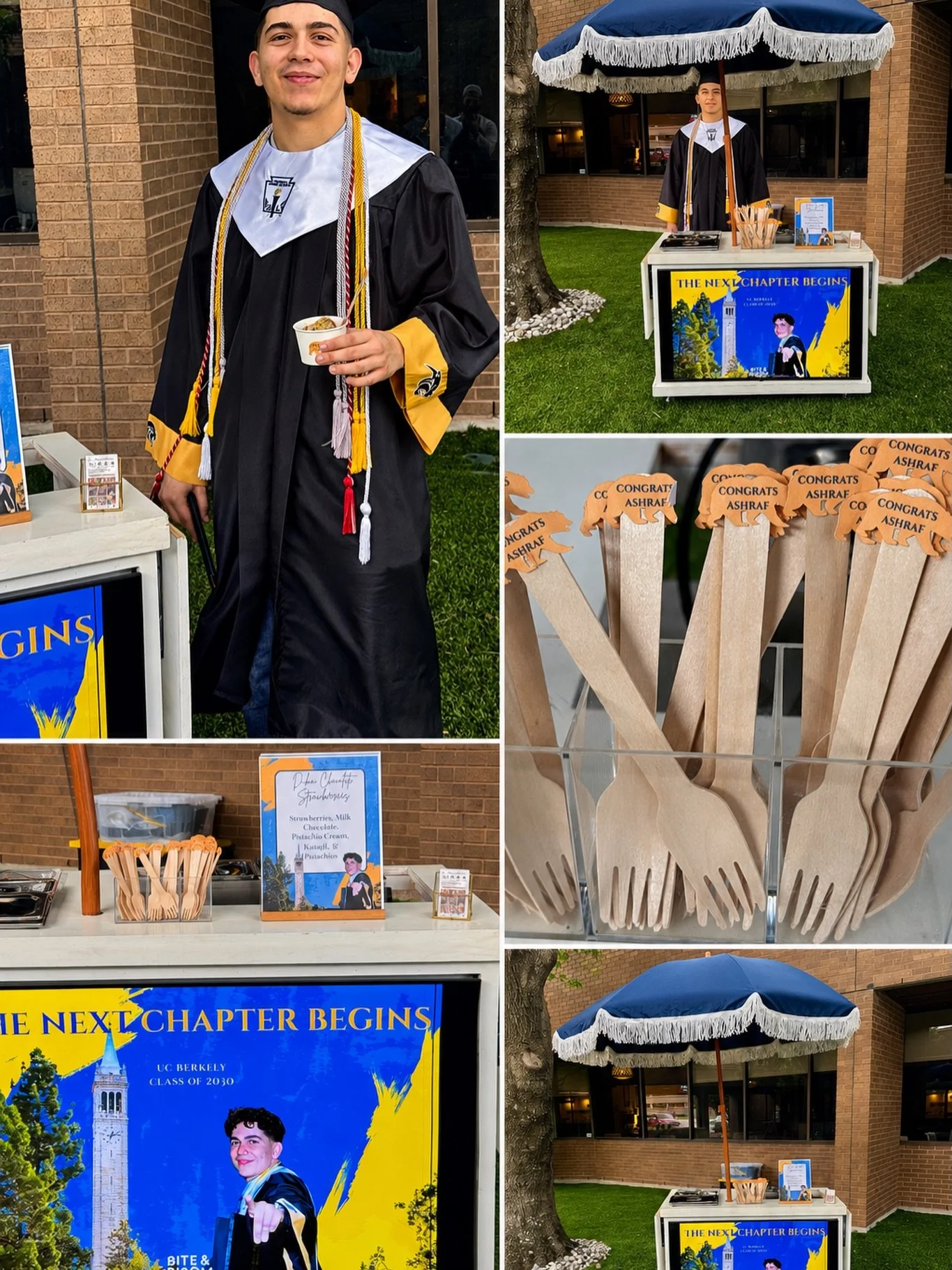 POV: You got into Berkeley, so regular strawberries just weren&rsquo;t going to cut it. 🎓🍓✨

Celebrating Ashraf&rsquo;s big achievement with Dubai Chocolate Strawberries and even bigger dreams. Next stop: Berkeley. 💙💛🐻

#GoBears #UCBerkeley #Gra