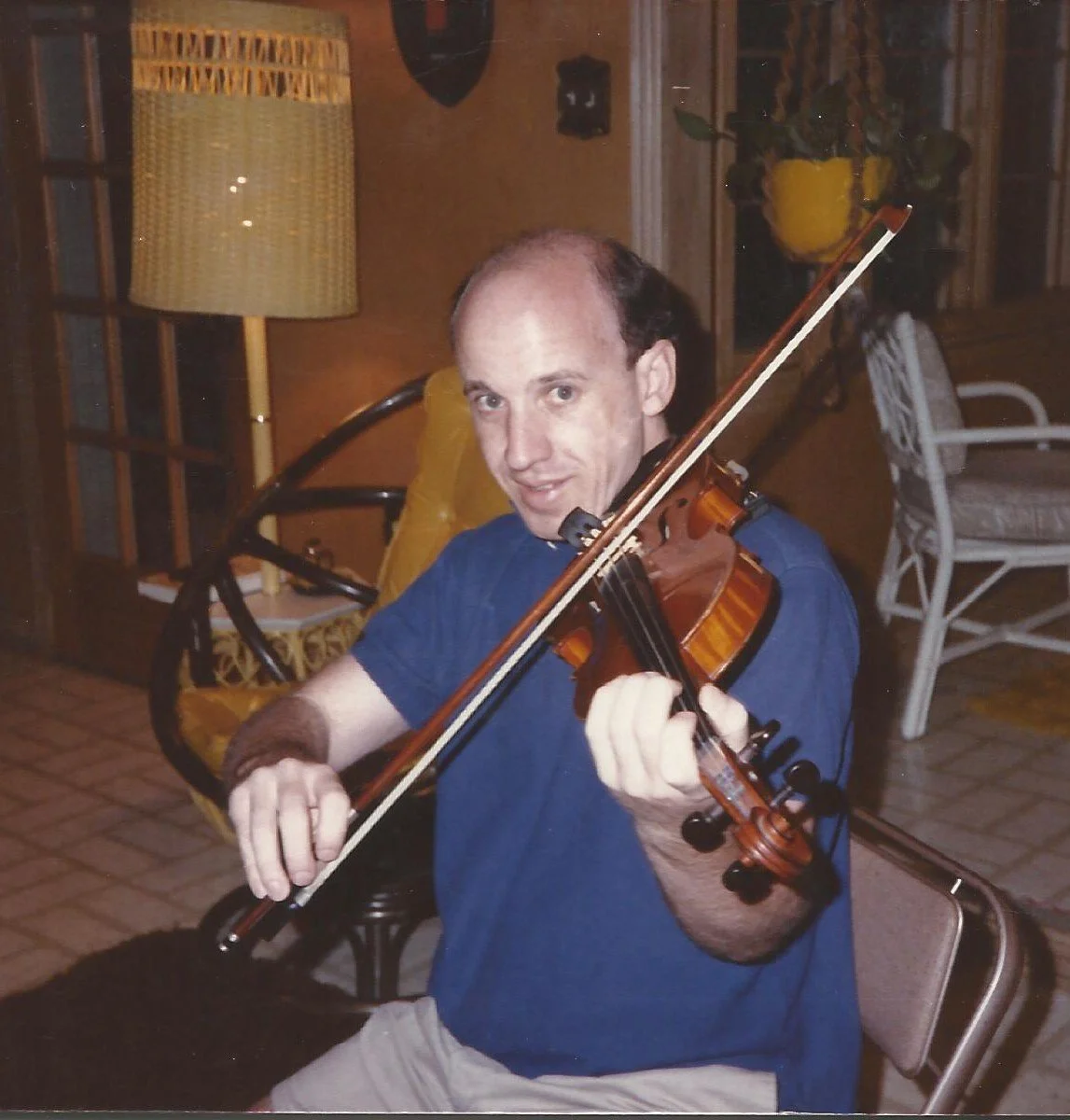 1988 Brett playing violin
