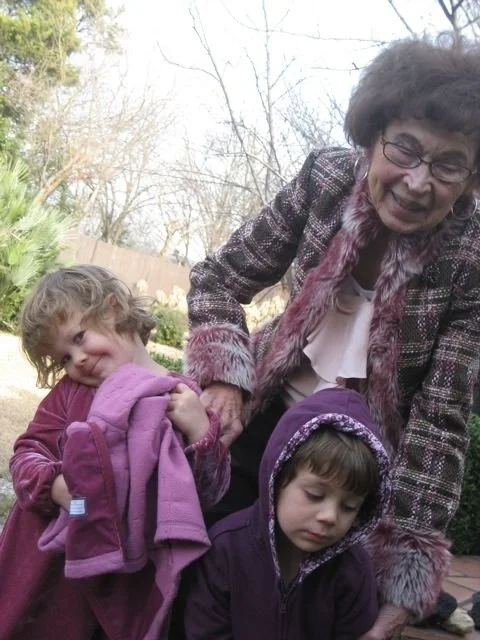 Lorette and grandchildren