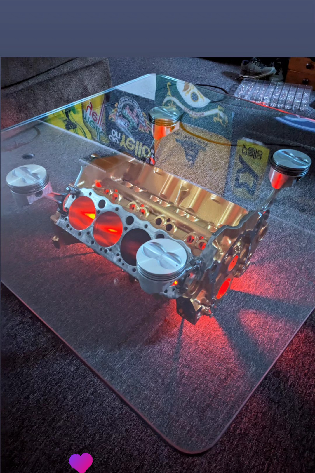 Custom Car Themed Tables
