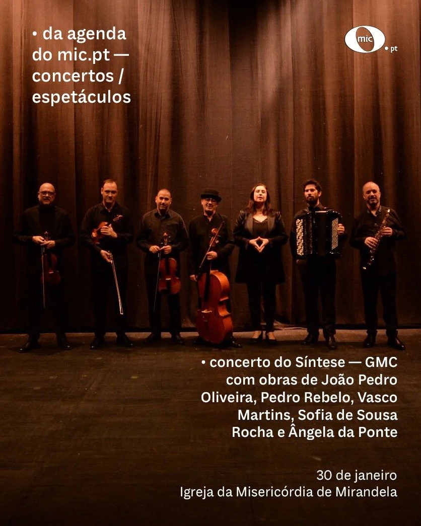 Música de compositores portugueses pelo Síntese — GMC em Mirandela