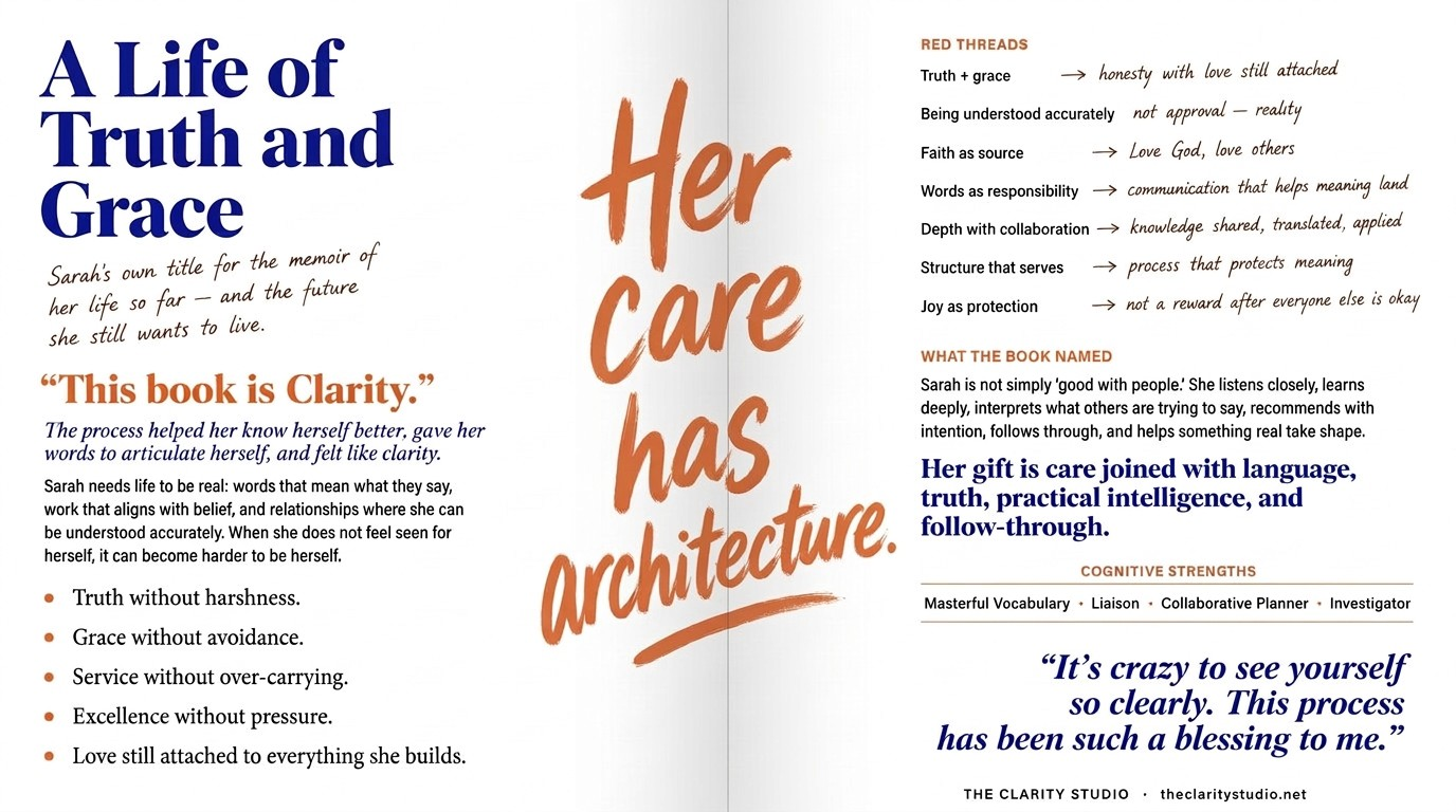 Sarah case study graphic
