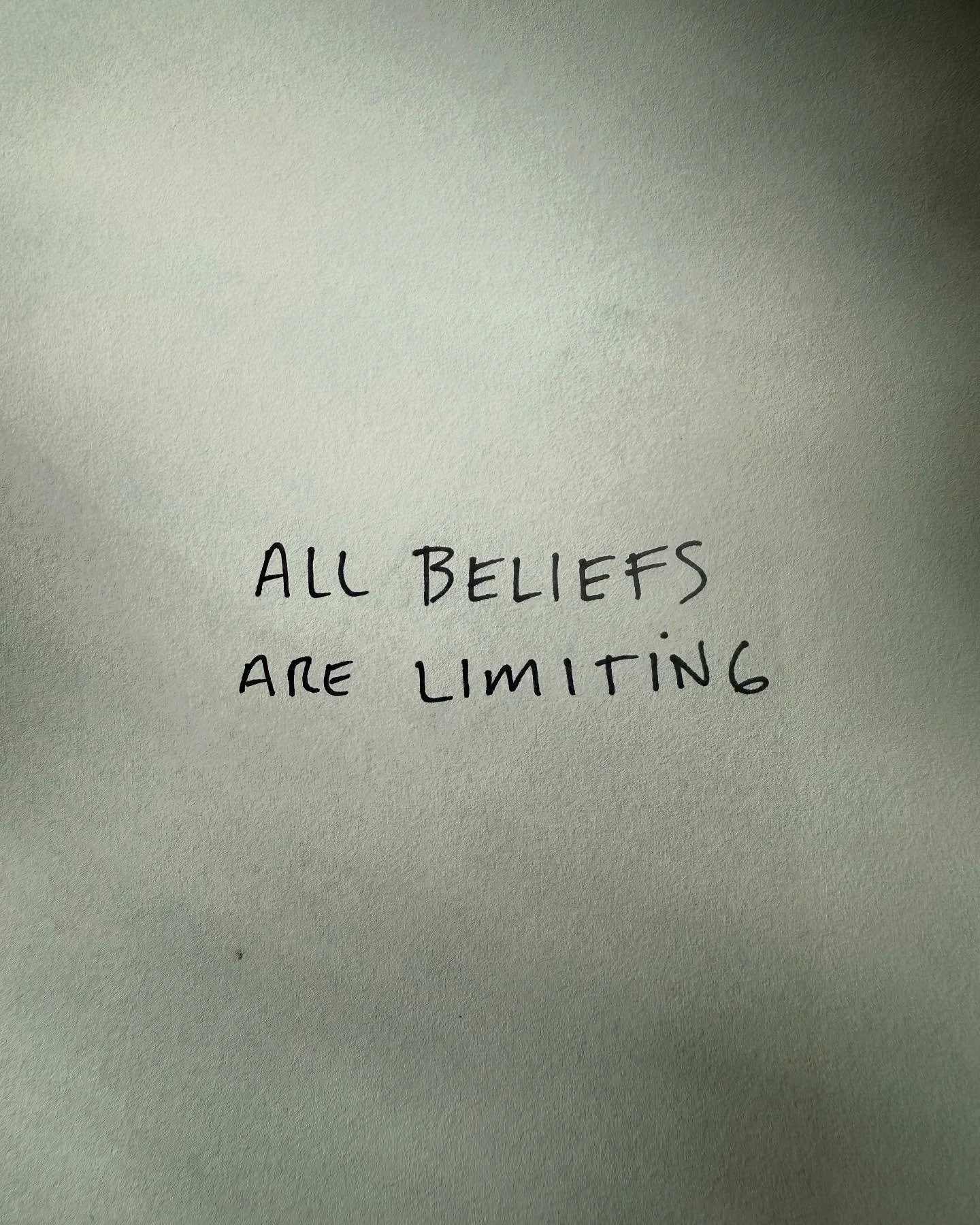 All beliefs are limiting because they quietly filter what we&rsquo;re open to experiencing. When we hold a belief, we&rsquo;re no longer experiencing life directly - we&rsquo;re meeting our idea about it. In doing so, they impact our perception of re