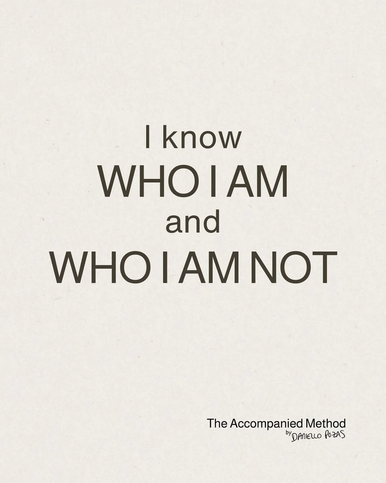 My friend Roberto @rob.santillan is very disciplined and has a strong work ethic. He is a person that accepts his circumstances which offers him peace and allows him to enjoy the fruit of his work. Talking to him, he said to me &ldquo;I know who I AM