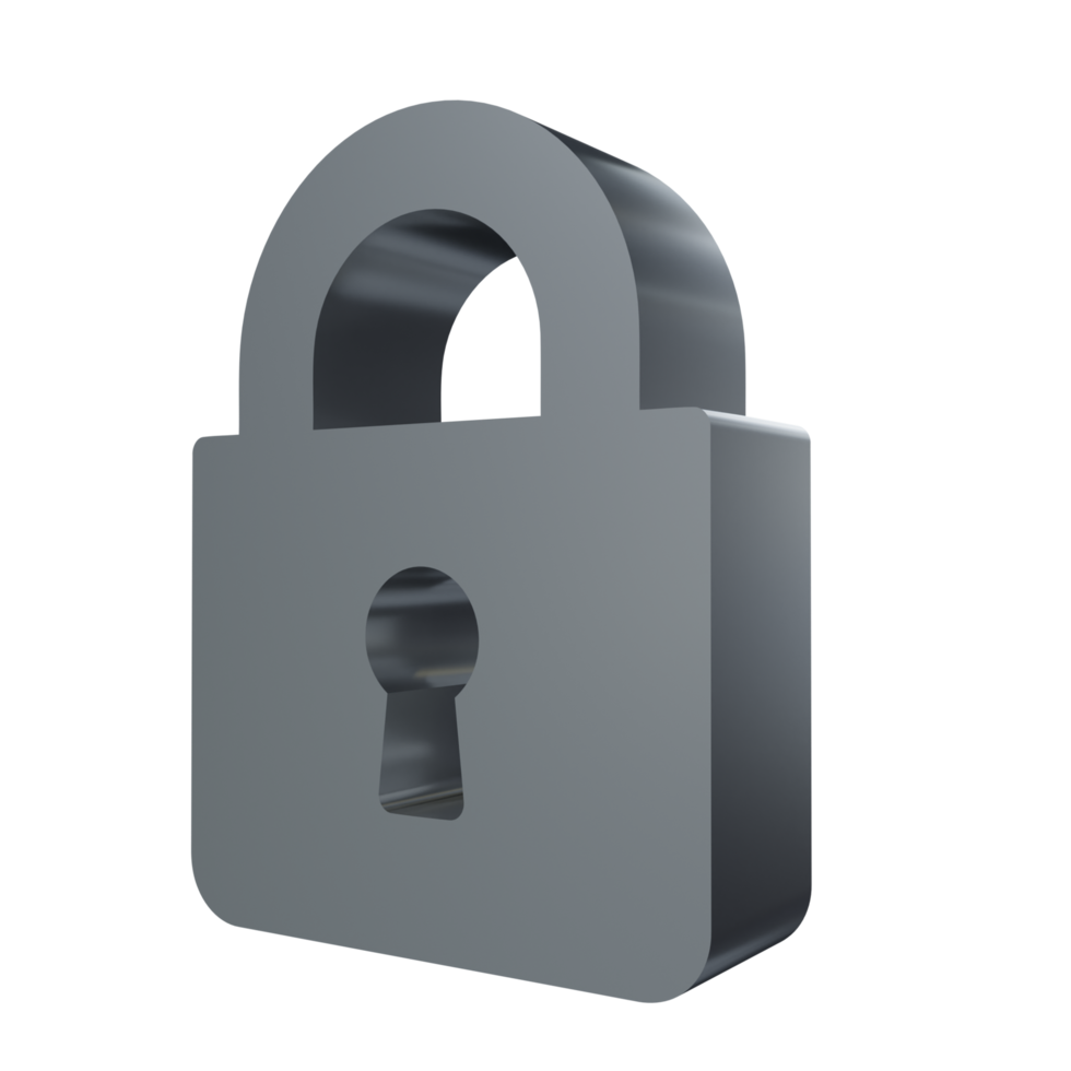 Une serrure métallique avec clé, vue en gros plan.