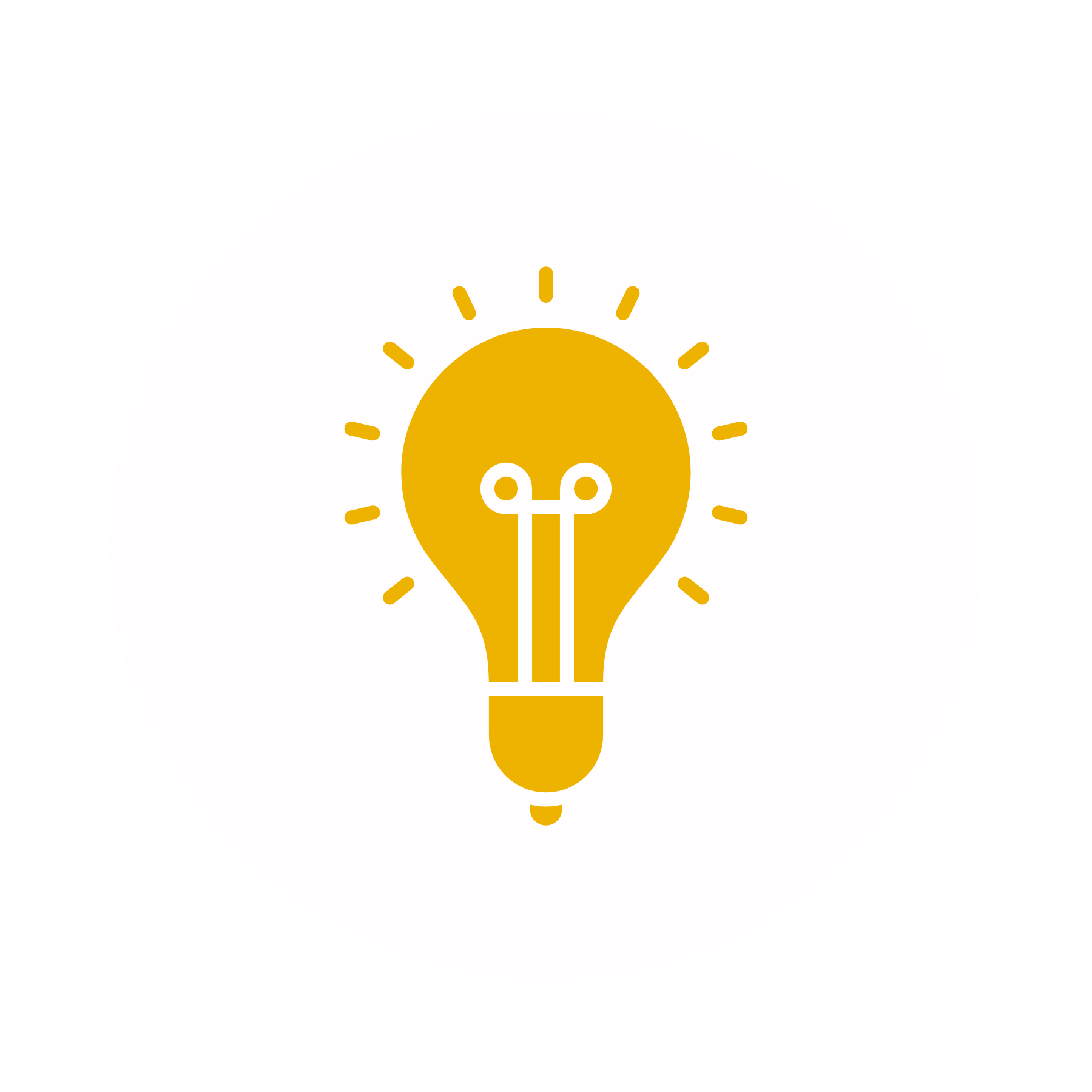 icon representing a light bulb