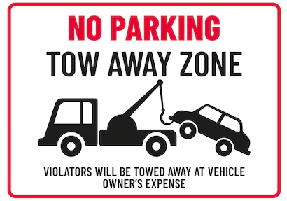Tow Away Zone
