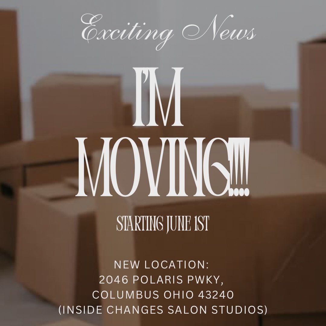 Starting June 1st &mdash; Same services, same care,  just a new space 💛

I know this notice is soooo early but I like keeping you guys updated!