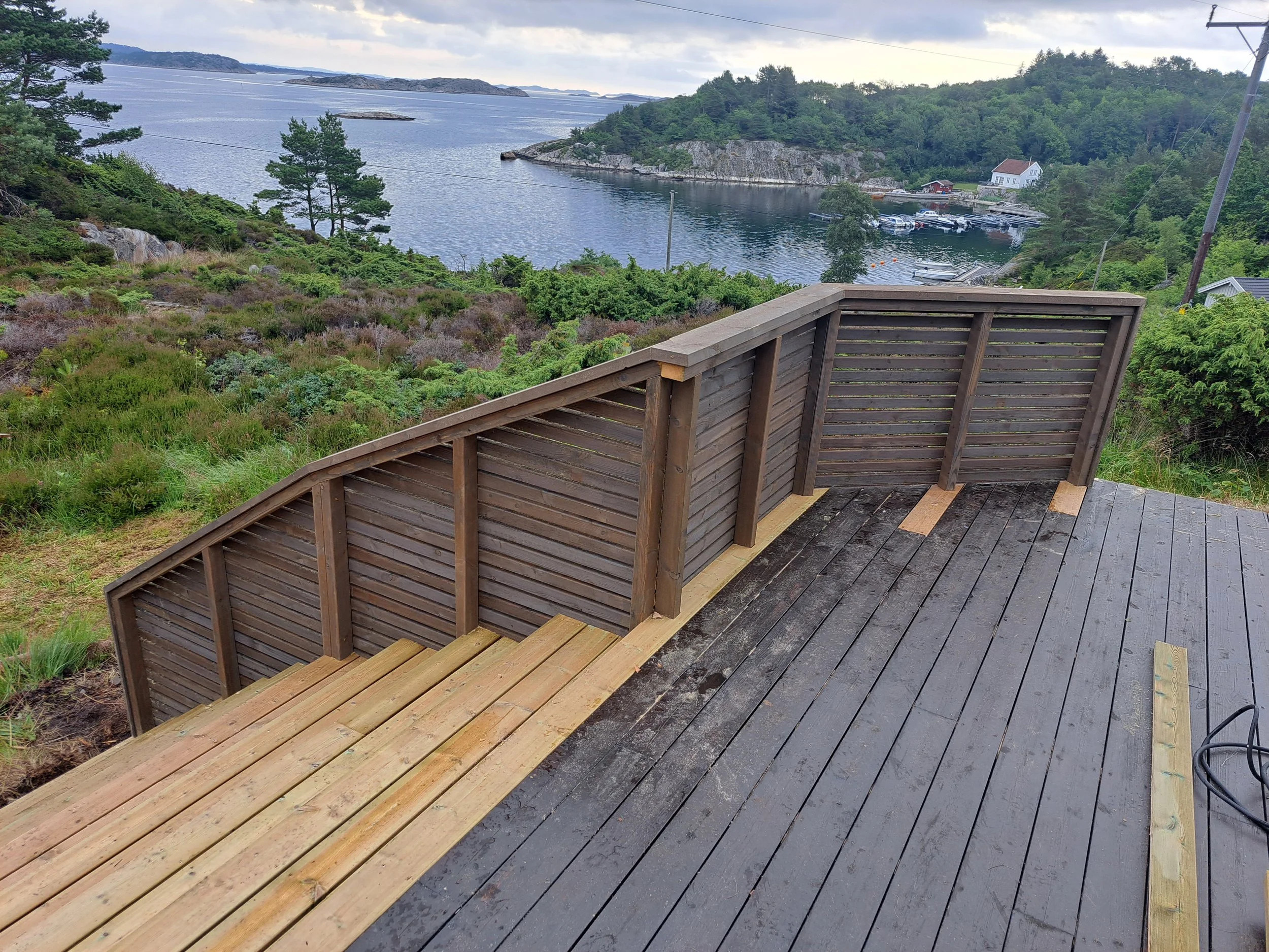 bygge ny veranda lindesnes
