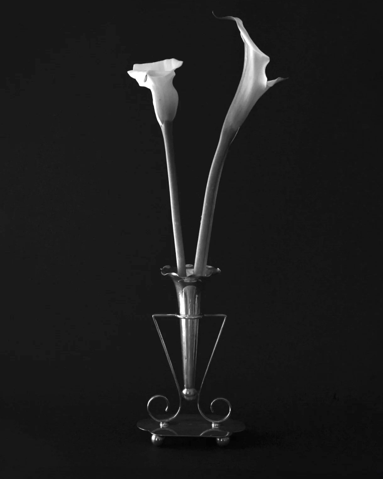 Art Deco Silver-Plated Vase