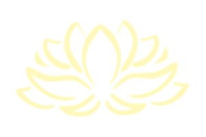 Outline of a stylized lotus flower with multiple petals.