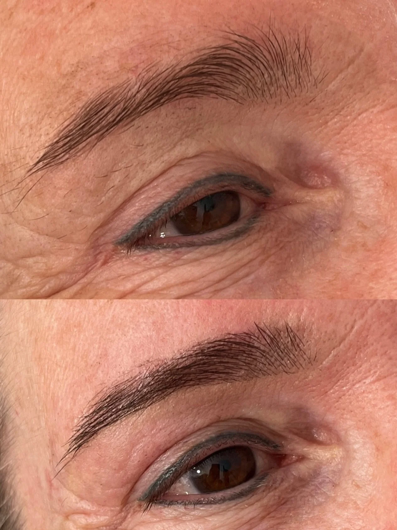 De kracht van een goede brow-shape &amp; tint... 😍
Kijk even naar dit verschil! We hebben de natuurlijke vorm geaccentueerd en een tint gekozen die perfect matcht bij de huidtoon. #wenkbrauwen #rotselaar #makeup #brows #wenkbrauwlaminatie