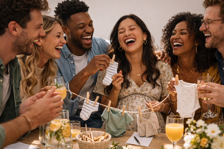 Shower celebration at a private venue with cocktails