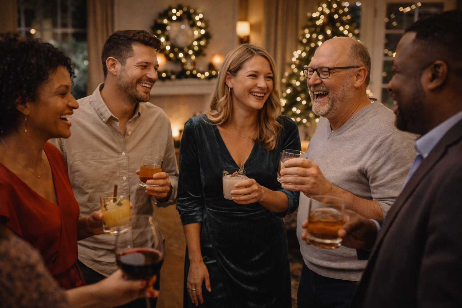 Guests celebrating at a private event