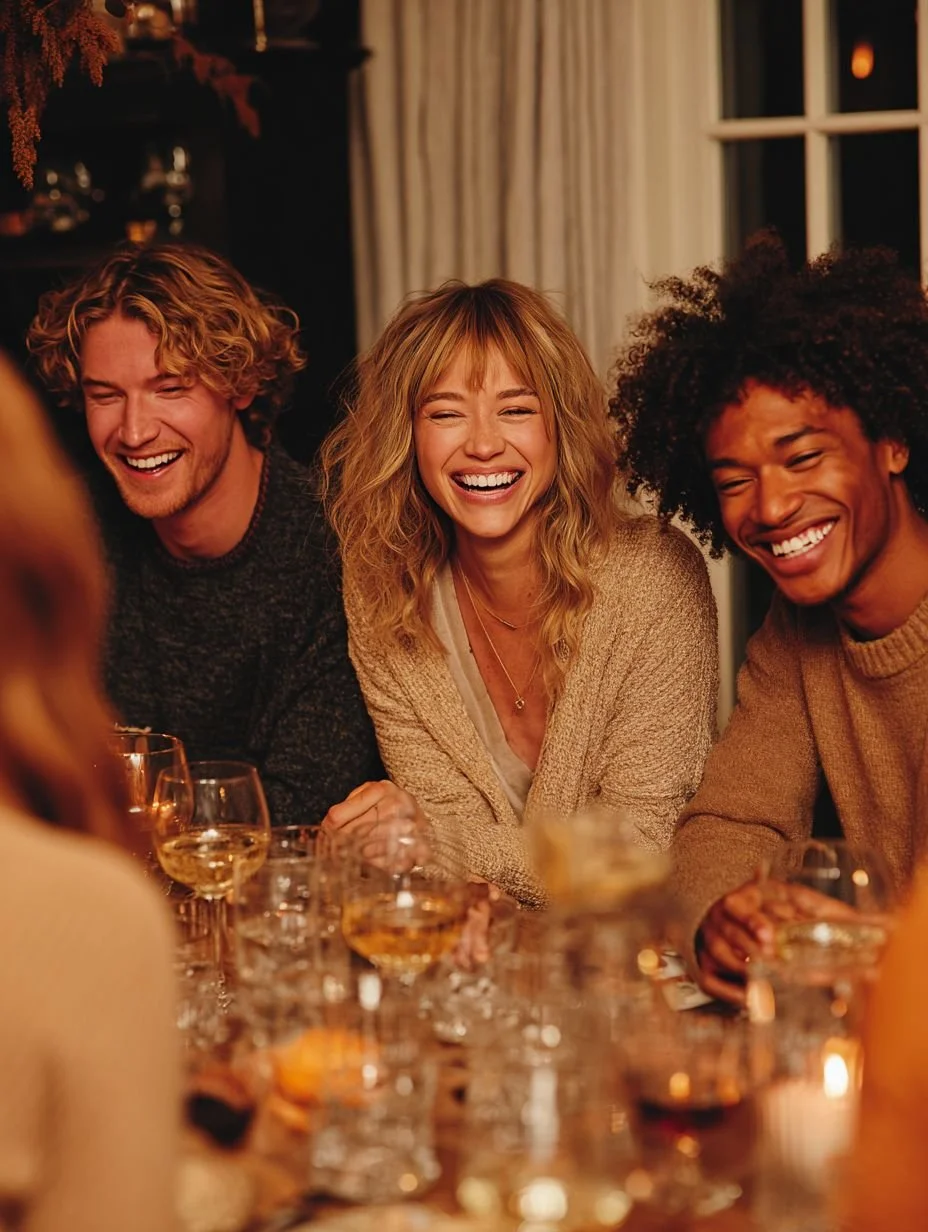 A bridal shower set as a tea party with florals and bright light